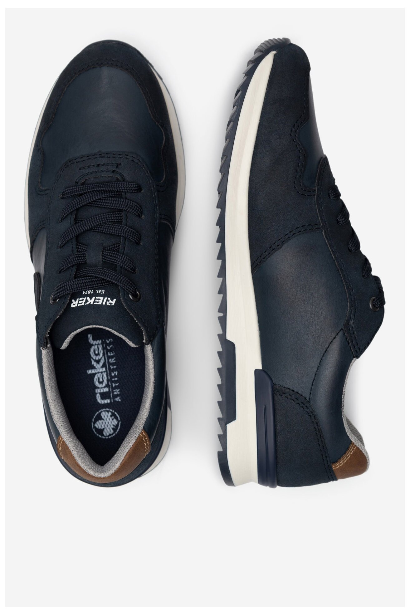 Sneakerși Rieker 16113-14 ALBASTRU