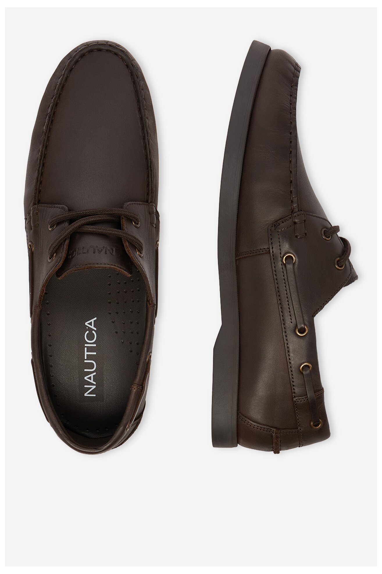 Półbuty NAUTICA CEO-COMO-01 MI08 Brązowy ciemny