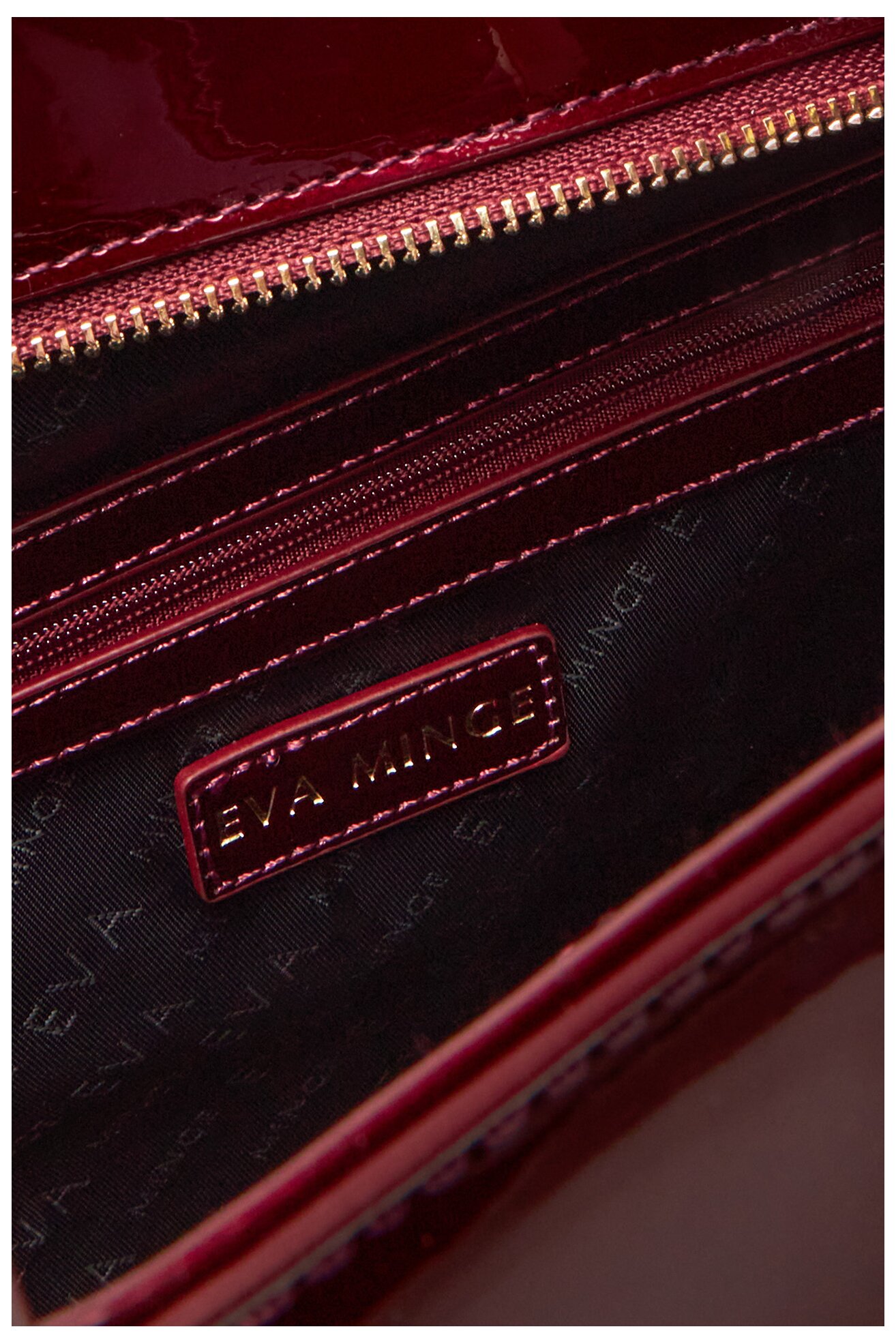 Torebka EVA MINGE R-01 Bordowy ciemny