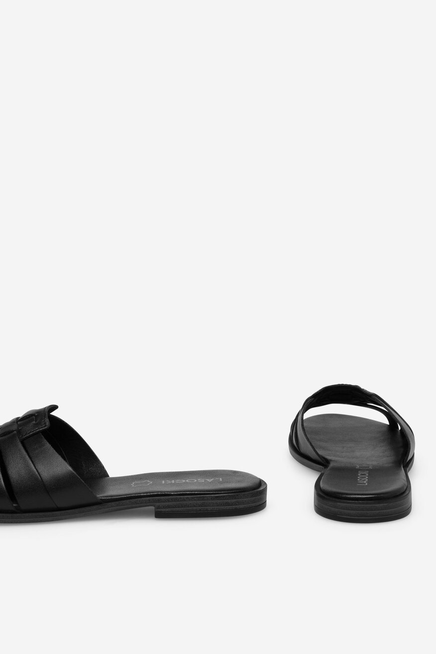 Lasocki - Klapki skórzane - 5905588572695