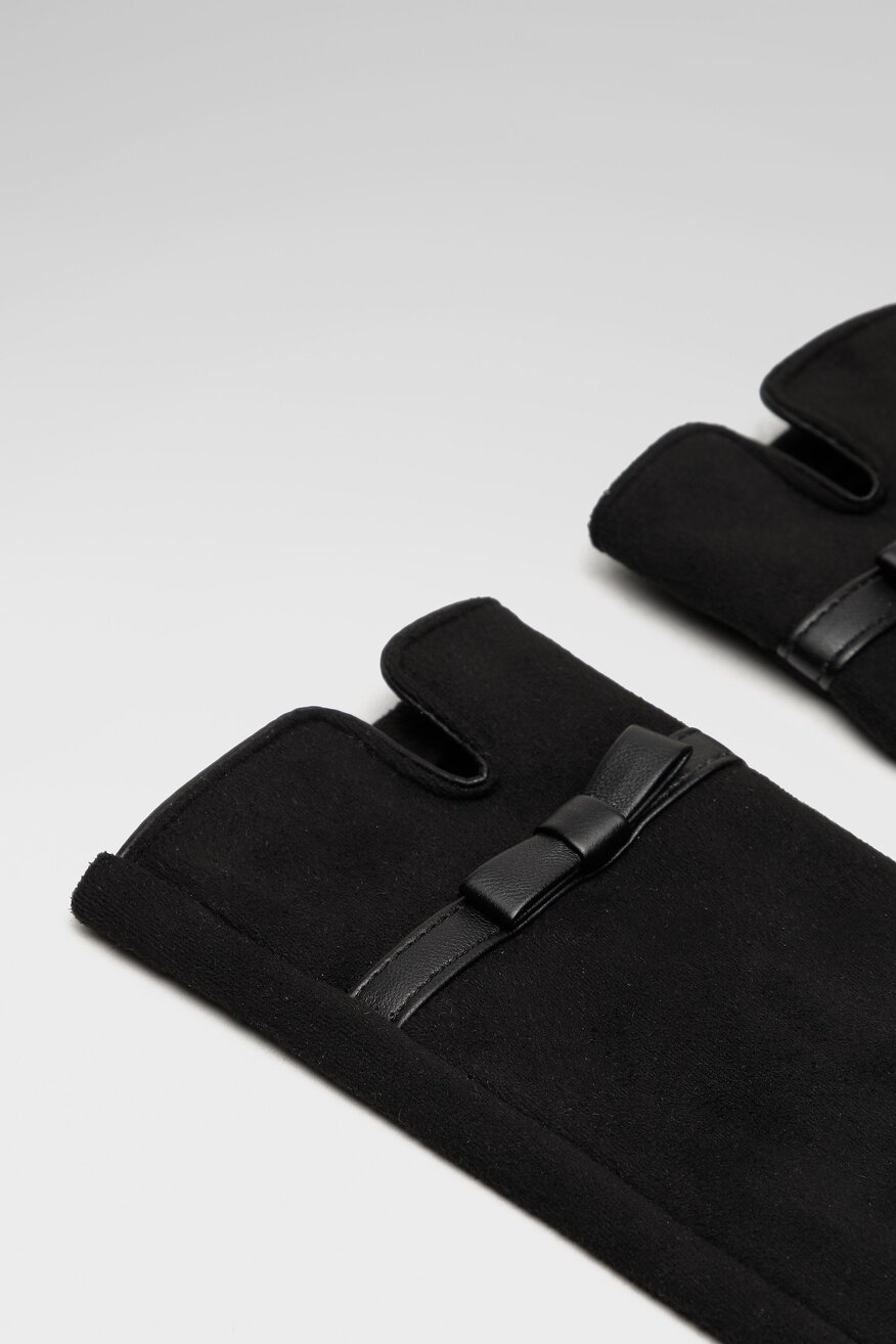 
                ACCCESSORIES - Rękawiczki damskie czarne - 5903698886343