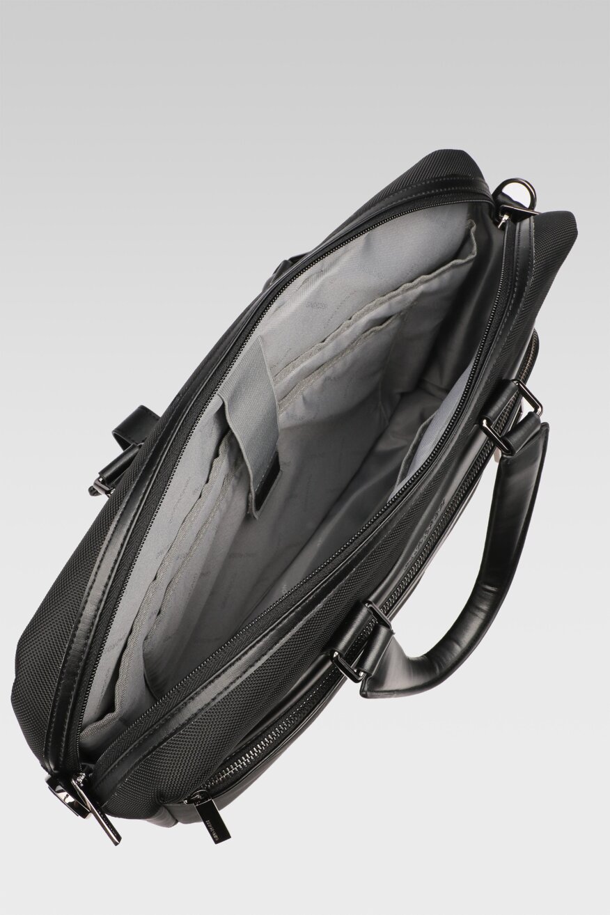 
                Gino Rossi - Torba na laptopa czarna - 5903698547466