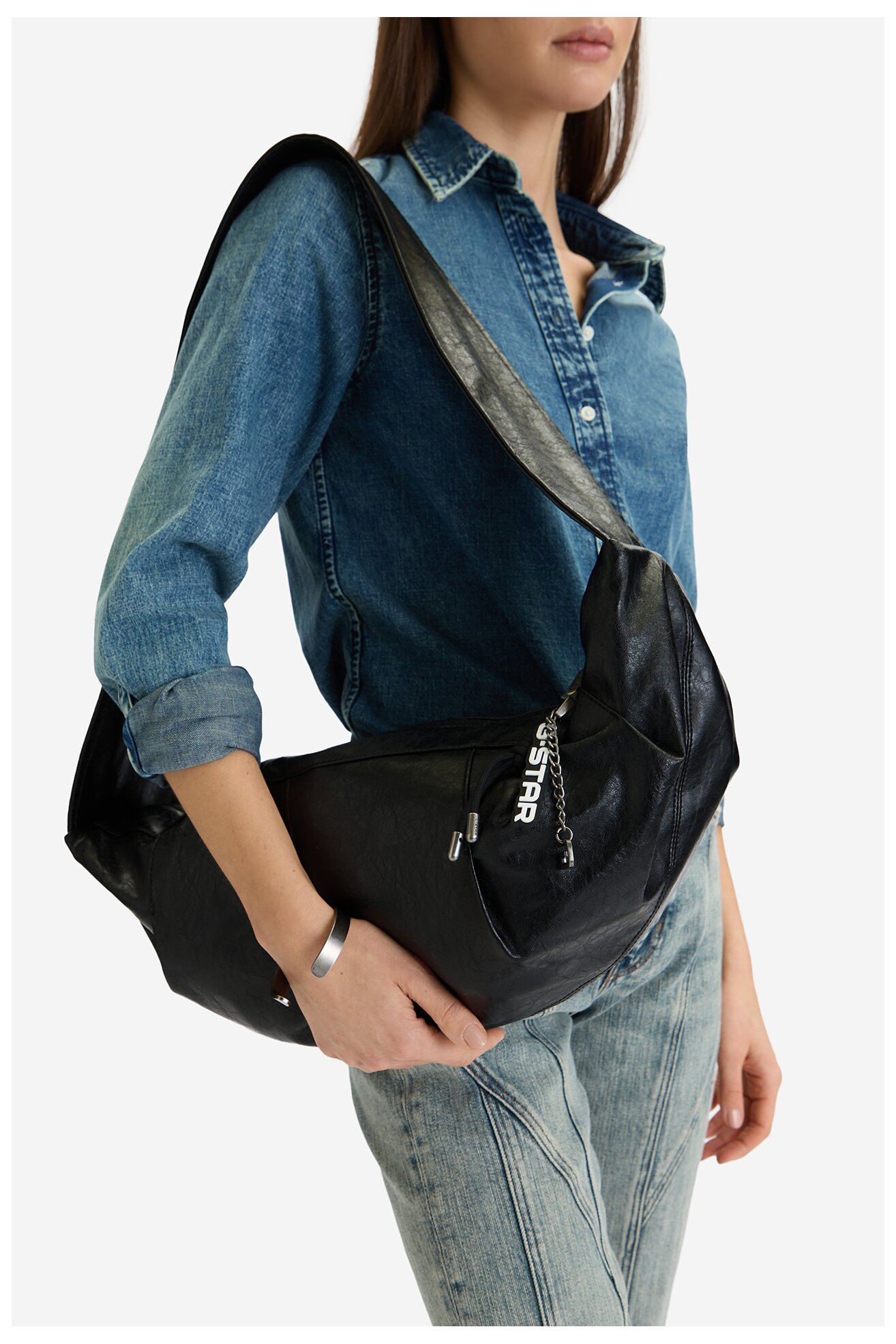 Дамска чанта G-STAR RAW C-LA482-4013-1 ЧЕРЕН