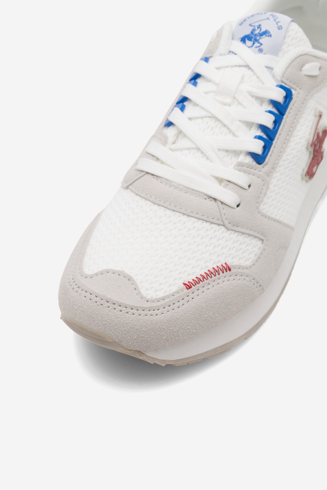 Sneakerși Beverly Hills Polo Club PATCH-01 ALB