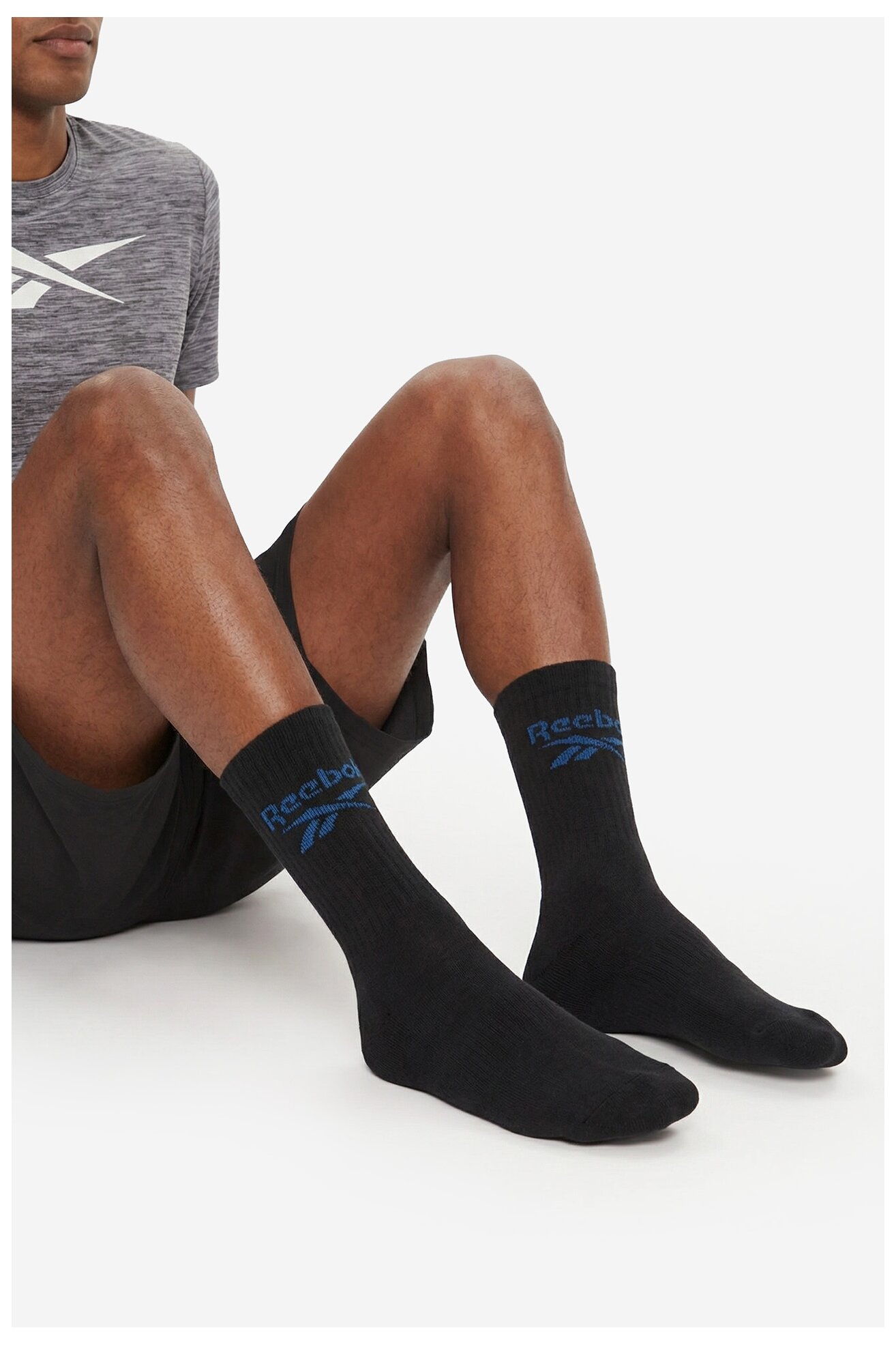 Skarpetki Reebok R0258-SS24 (3-PACK) Czarny