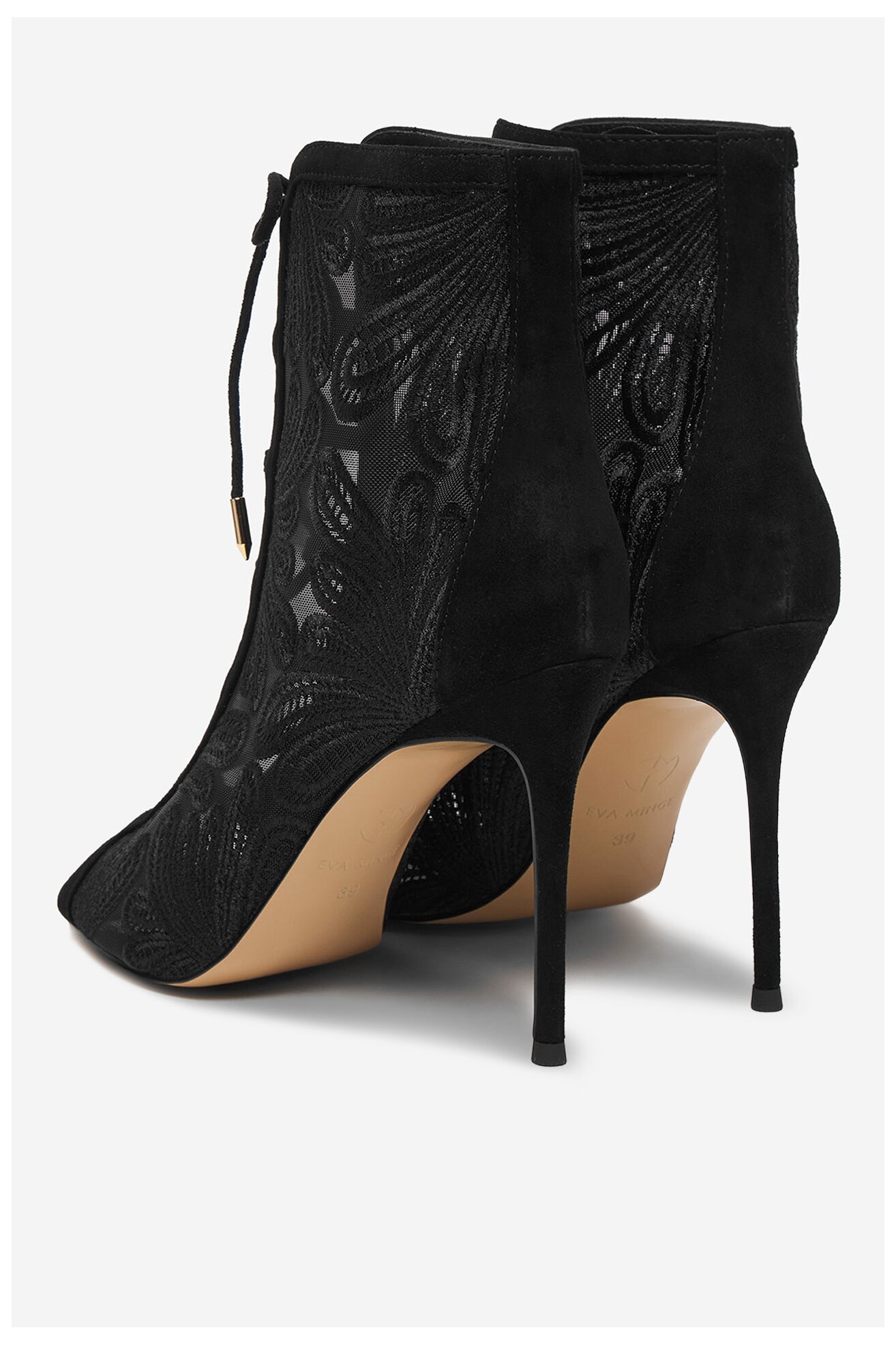 Ботильйони EVA MINGE EO-SASHA-LT18006-205 ЧОРНИЙ