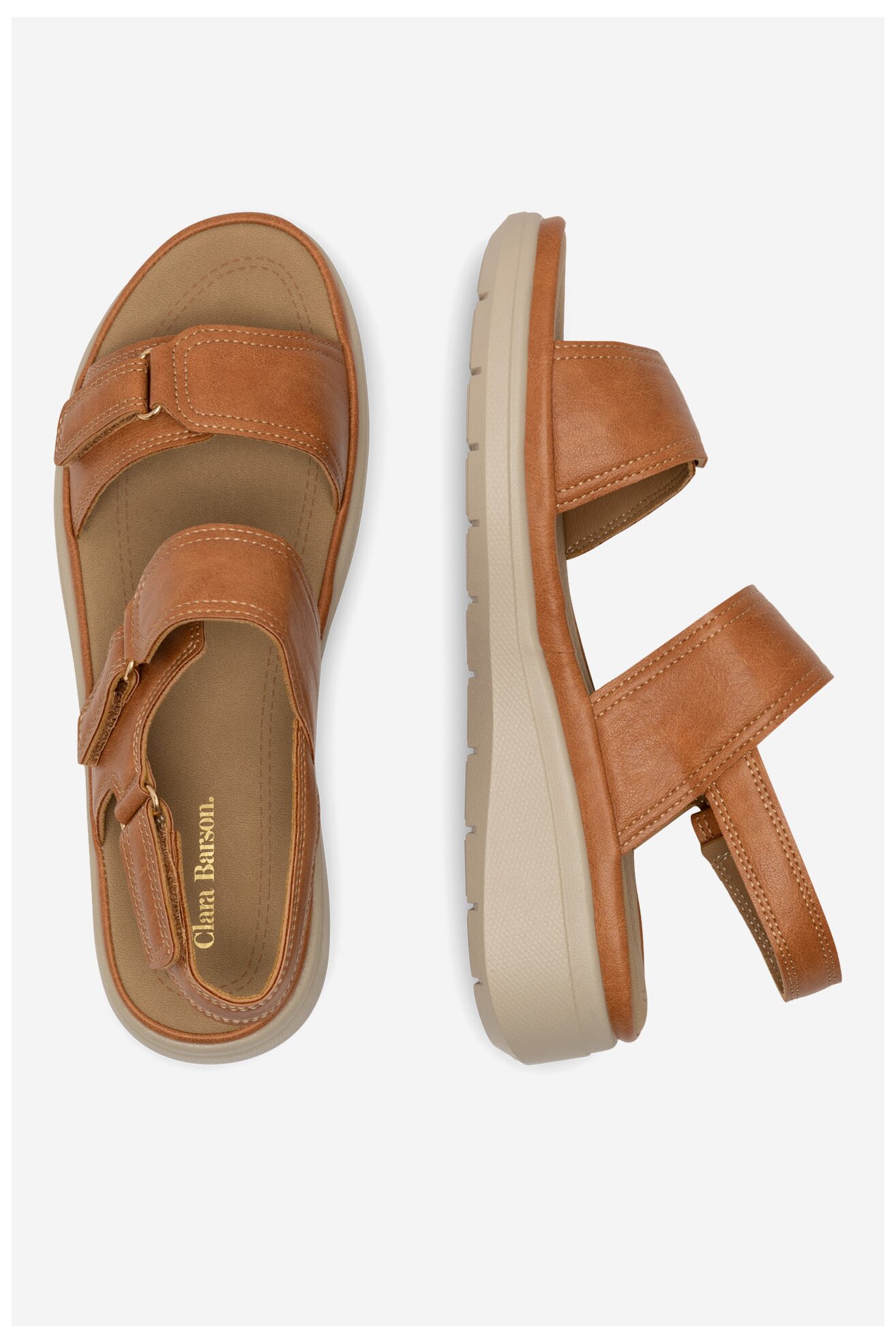 Sandały Clara Barson WYL0510-01 Camel
