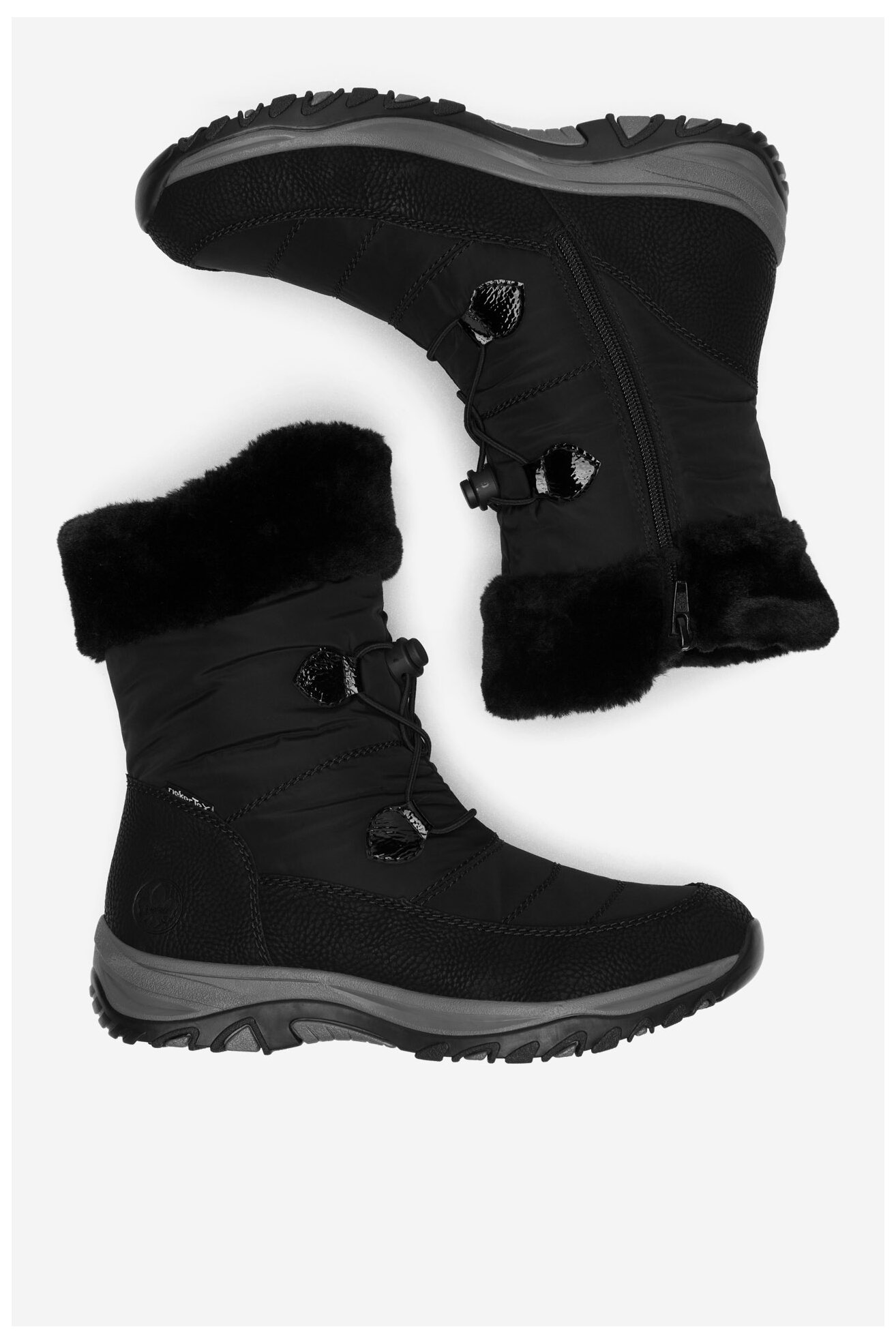 Botki Rieker M9683-00 Czarny