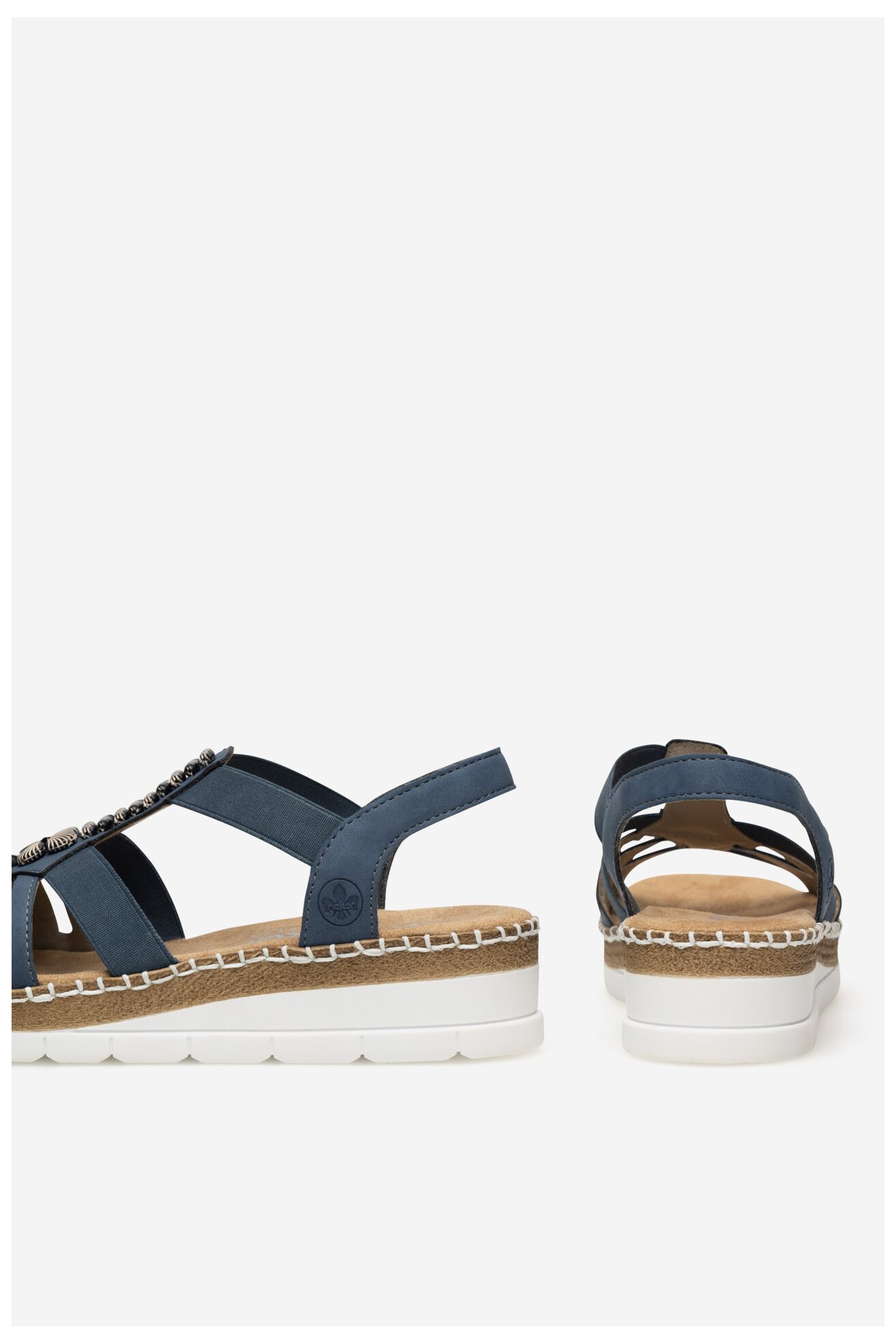 Sandały Rieker V1206-14 Niebieski