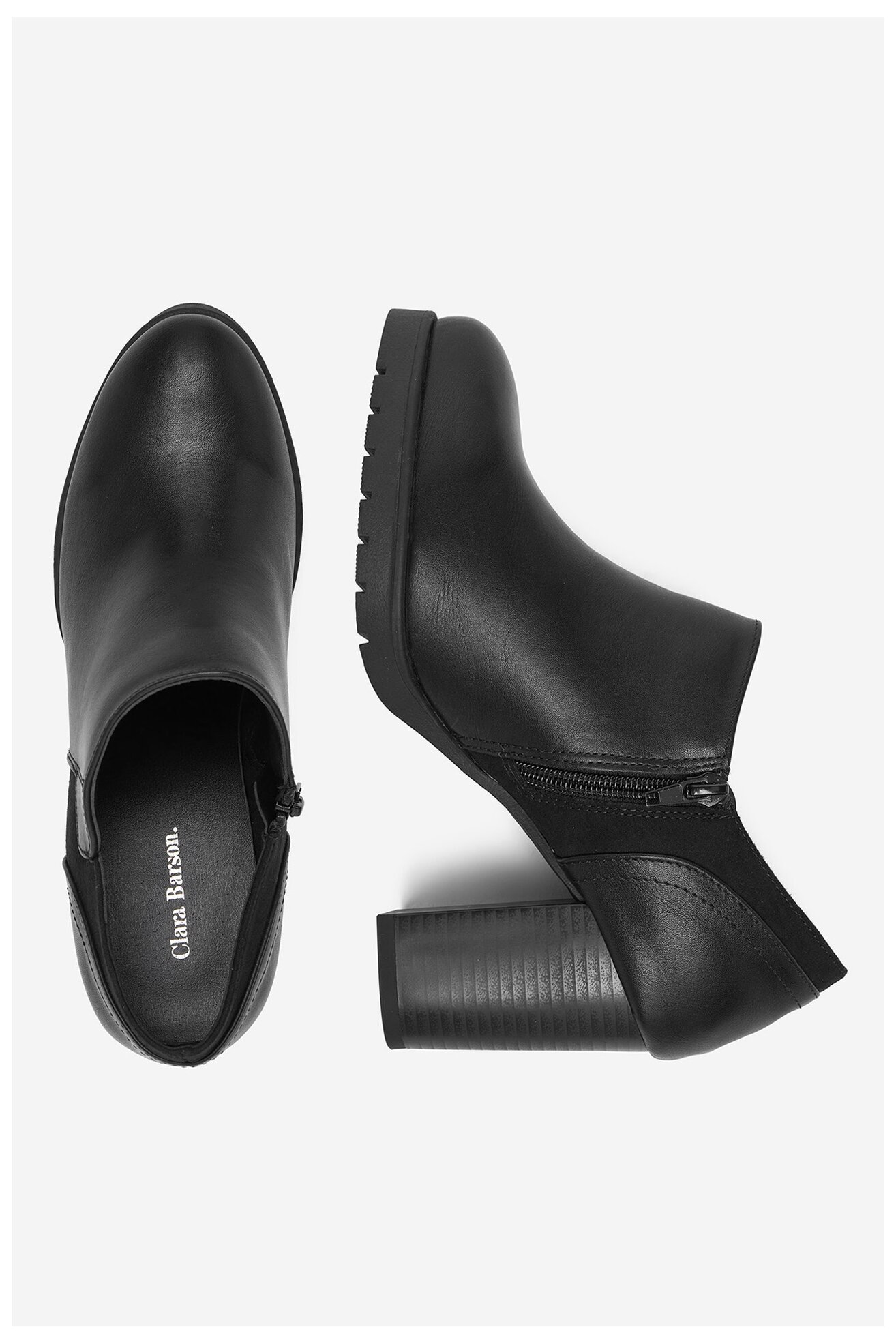 Botki Clara Barson CEO-JD193809A-01 Czarny