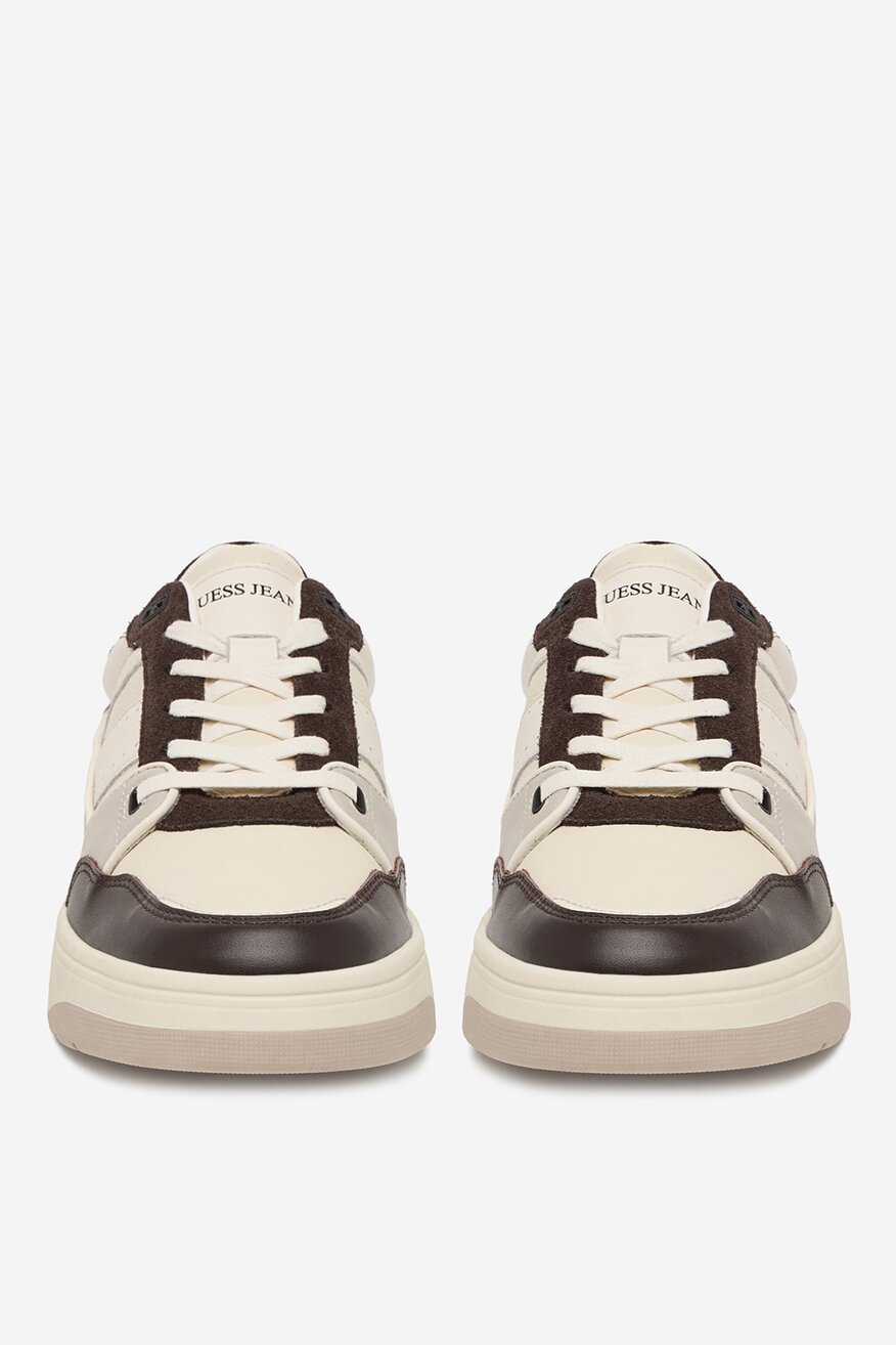 
                GUESS JEANS - Sneakersy skórzane - 5906751955697