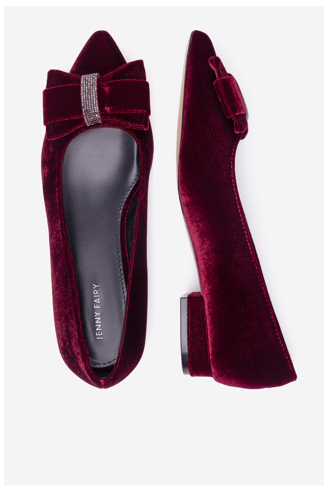 Baleríny Jenny Fairy WYL4044-1 BORDÓ