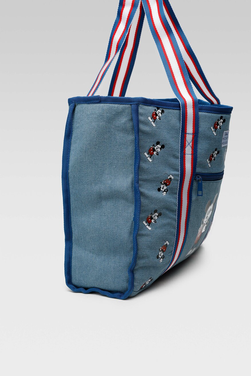 Mickey&Friends - Torebka na ramię z printem niebieska - 5904248227456