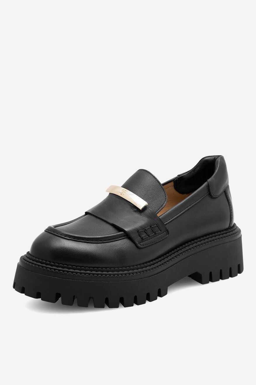 Gino Rossi - Loafersy skórzane - 5905588638896