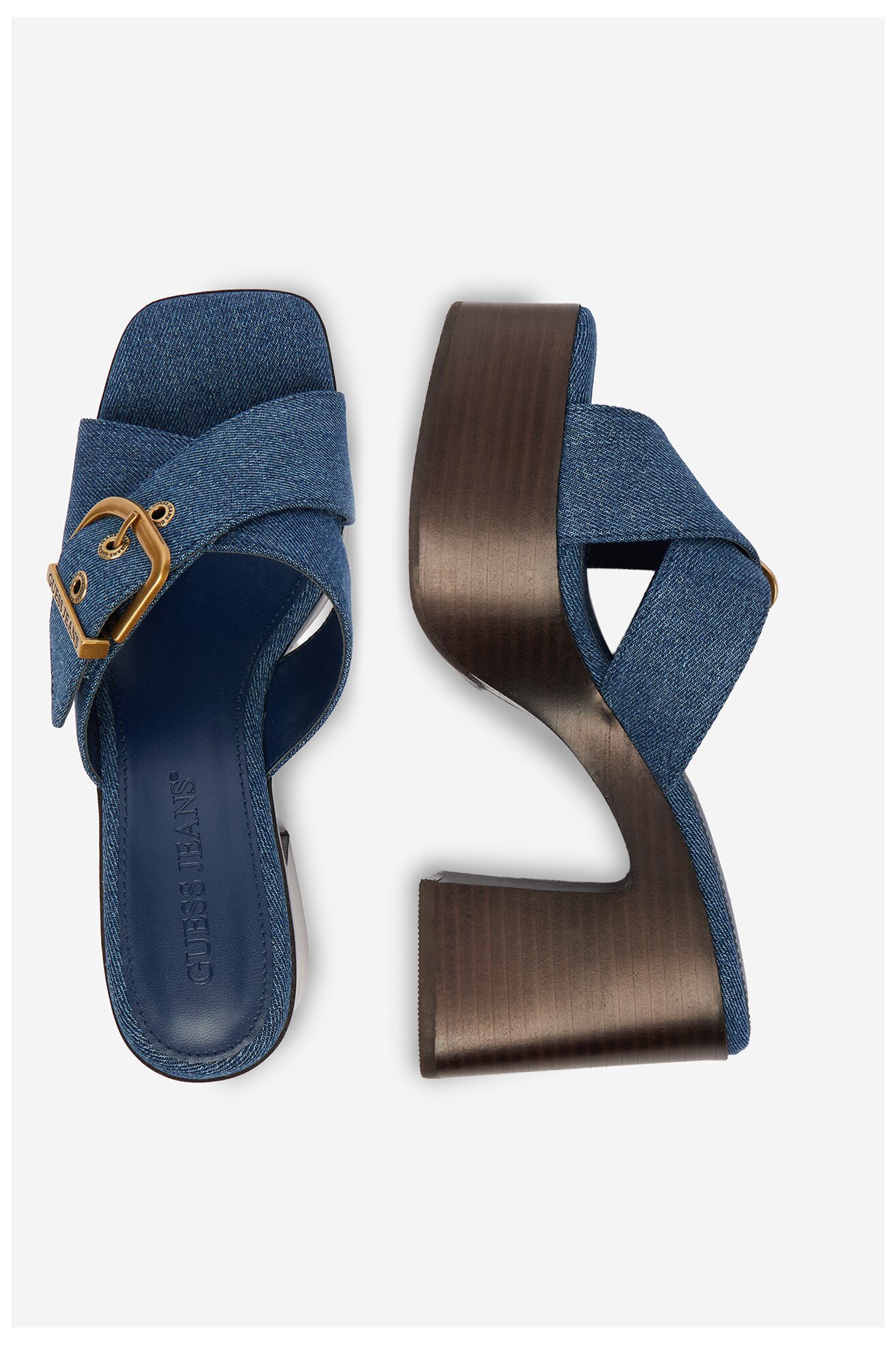 Шльопанець GUESS JEANS CEO-JD421-3 ДЖИНСОВИЙ