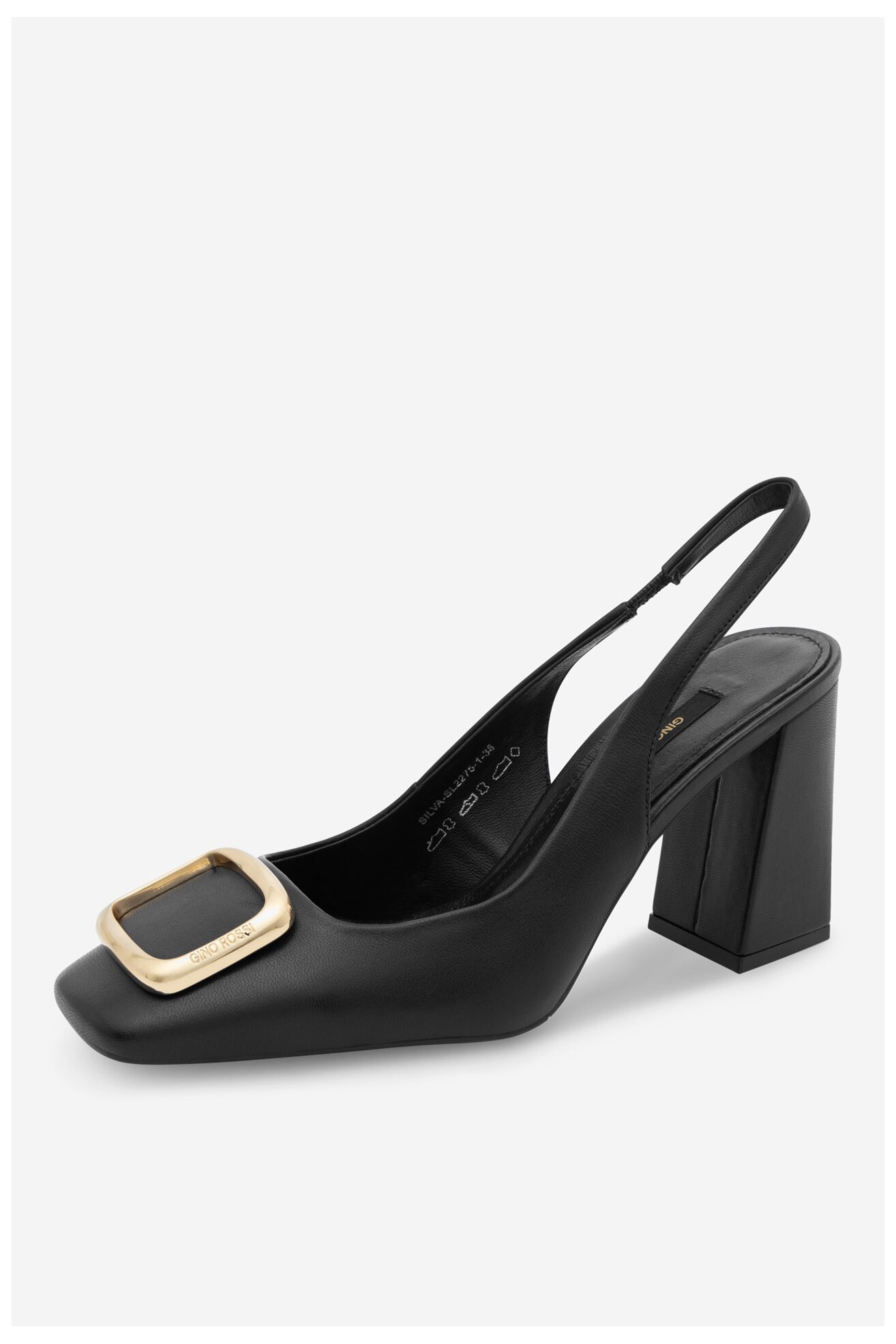 Czółenka Gino Rossi SILVA-SL2275-1 Czarny