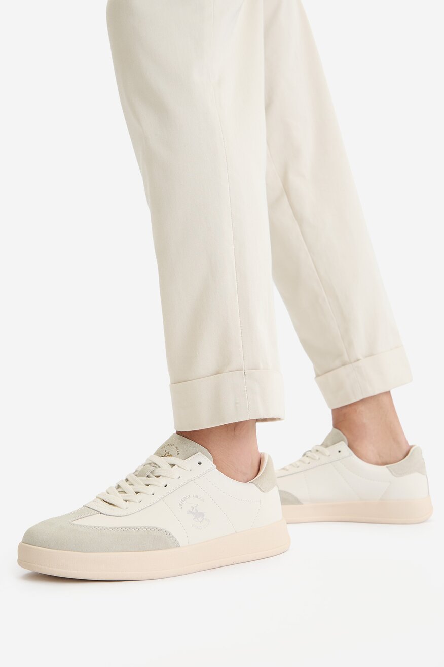 
                Beverly Hills Polo Club - Sneakersy skórzane - 5906751733851