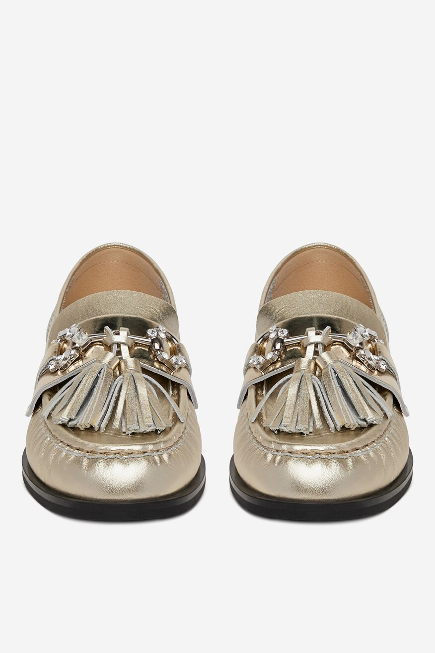 
                Мокасини EVA MINGE ЗОЛОТИЙ - 5903419904486