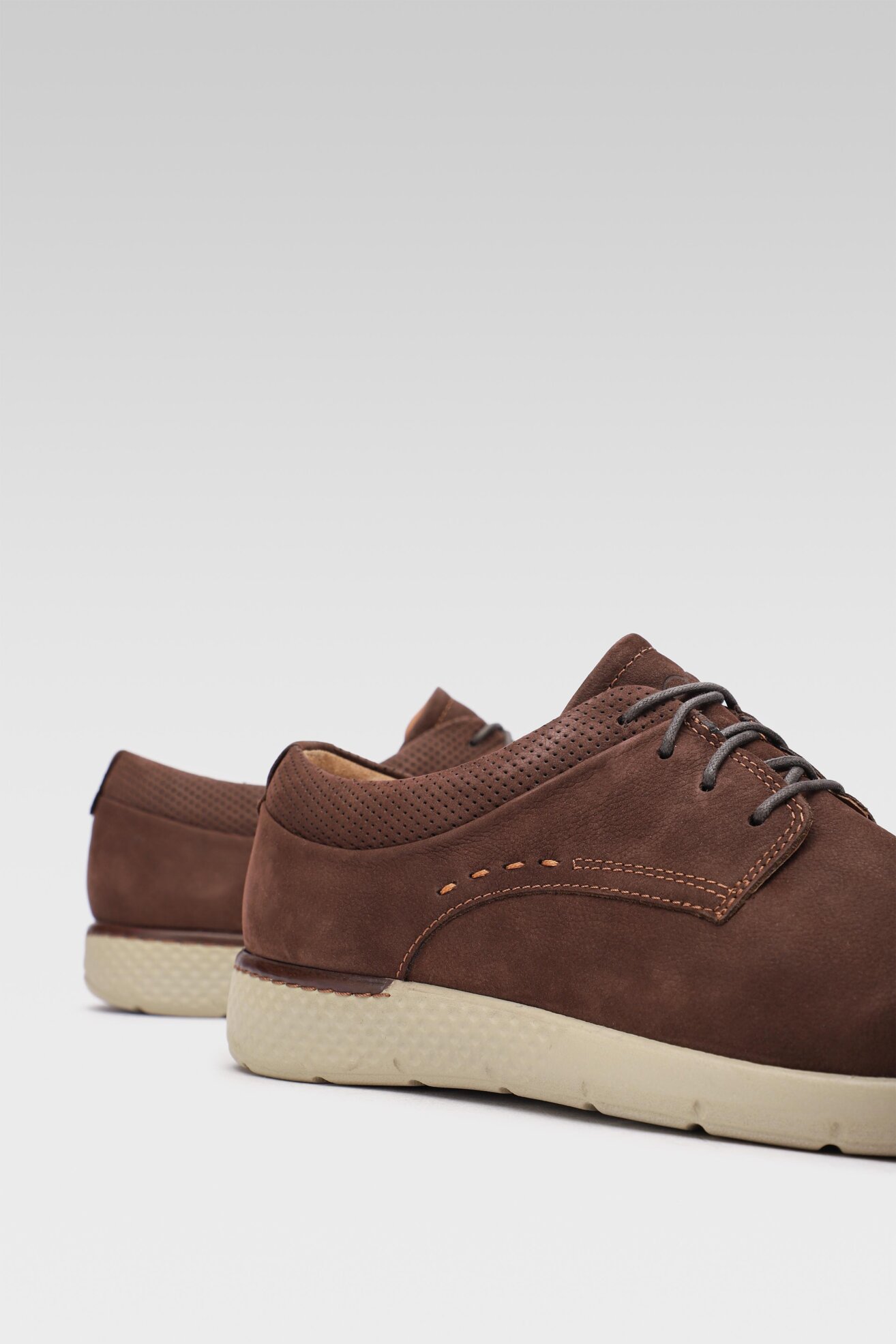 Półbuty Lasocki for men MB-LOGO-12 Brązowy