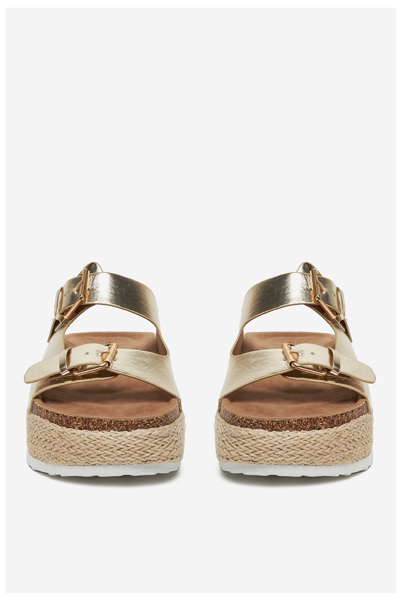 Klapki DeeZee LB-P1690 Złoty