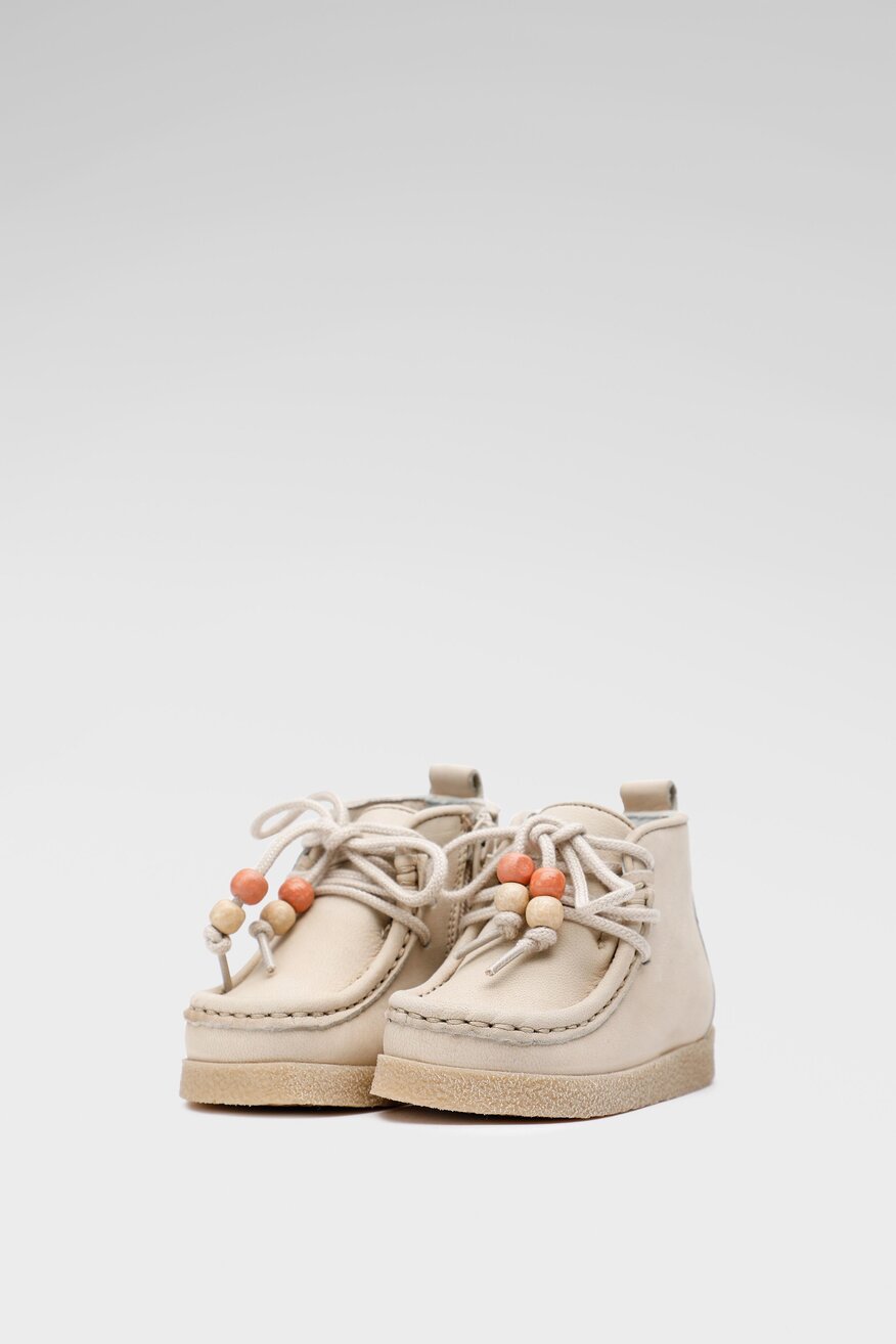 
                Lasocki Kids - Skórzane półbuty pastelowe - 5904248939878