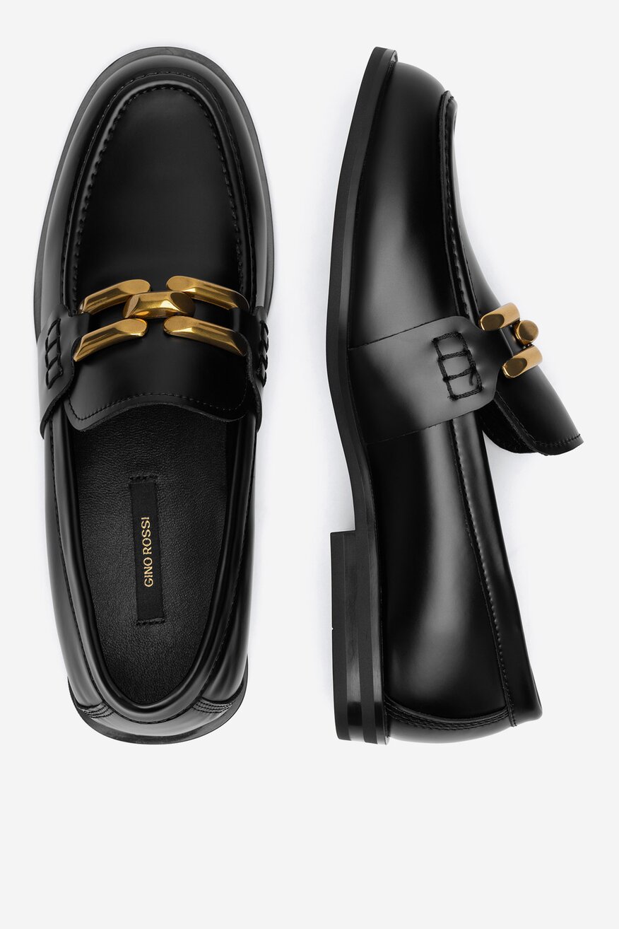 Gino Rossi - Loafersy skórzane - 5905588966869