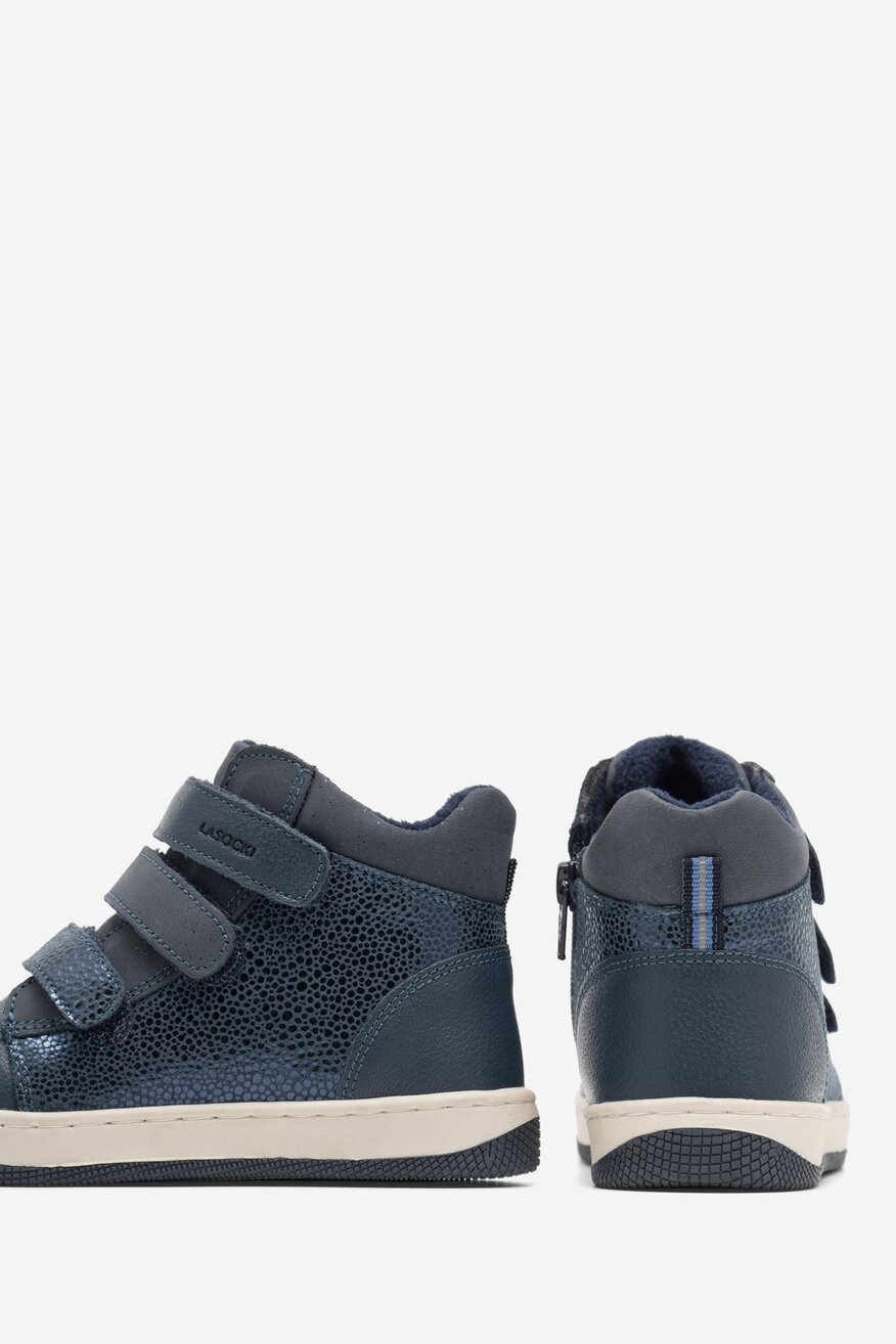 Šněrovací vyšší obuv Lasocki Kids TMAVĚ MODRÁ - 5905588722496