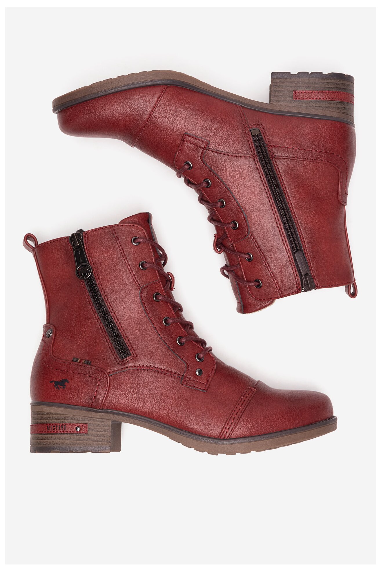 Боти Mustang 1229-513 ЧЕРВЕН