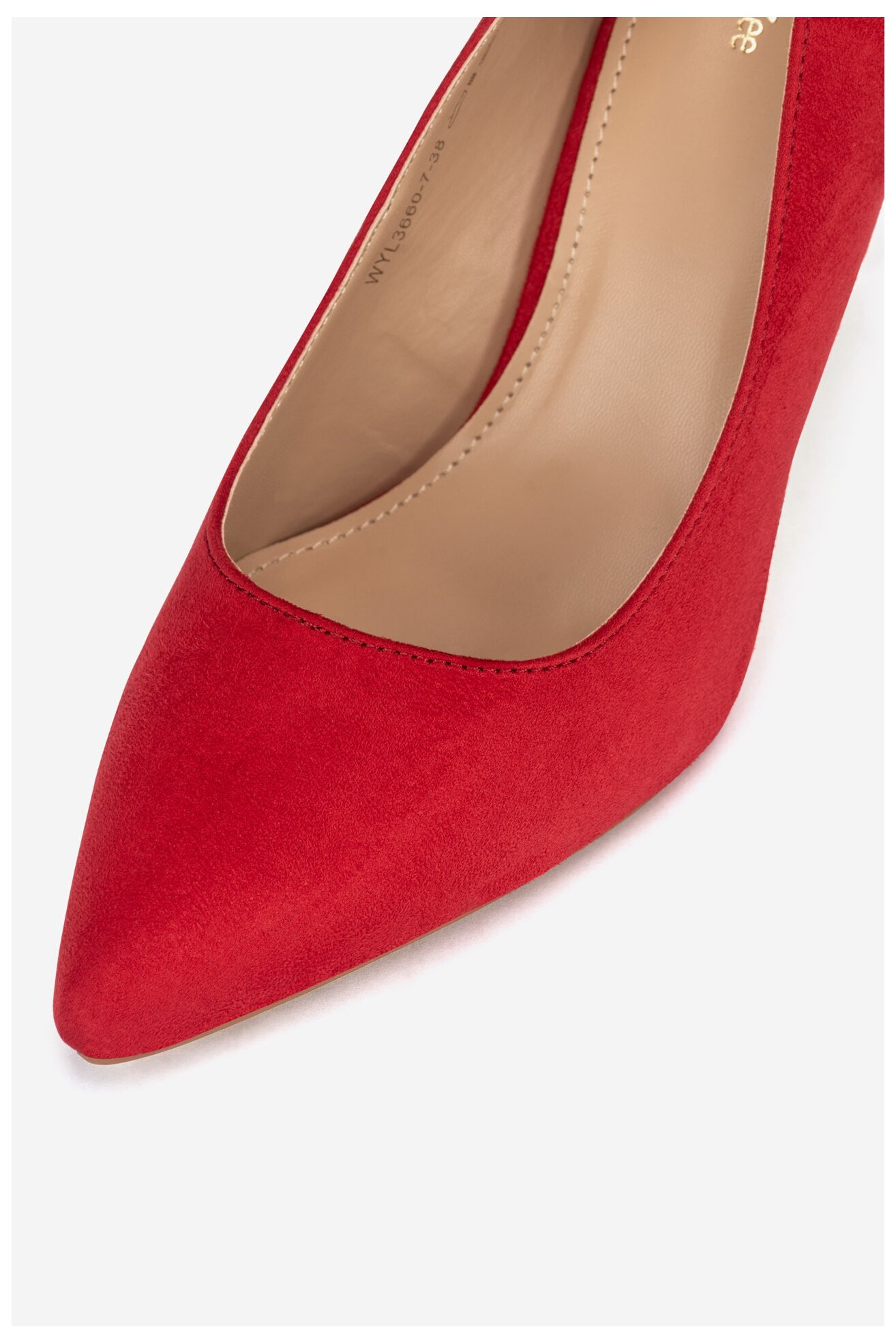 Czółenka DeeZee WYL3660-7 Czerwony