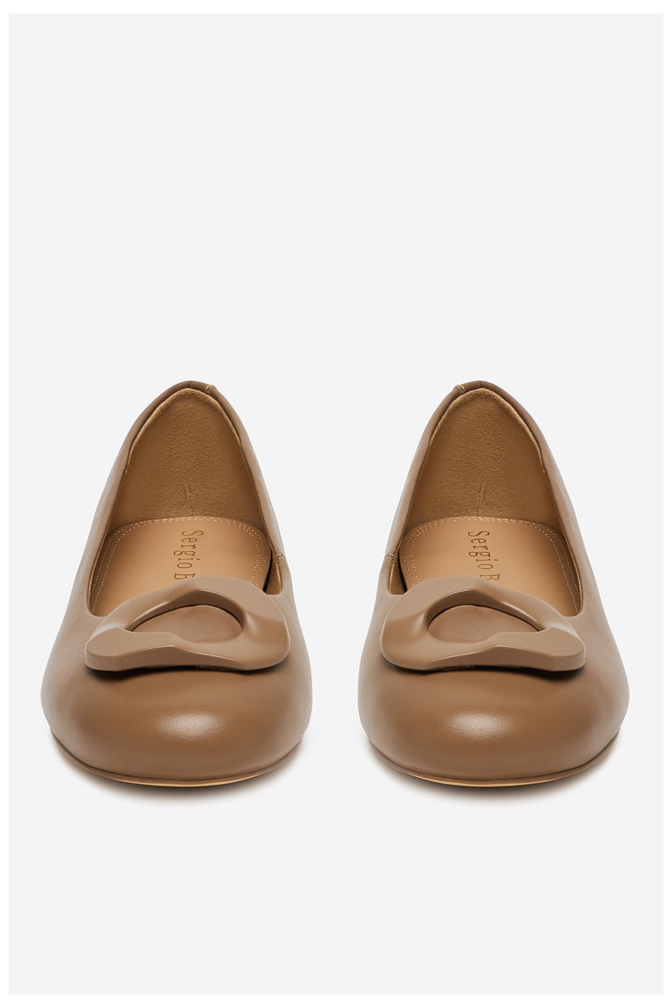 Baleríny Sergio Bardi WYL3692-2Z-SB TMAVĚ BÉŽOVÁ