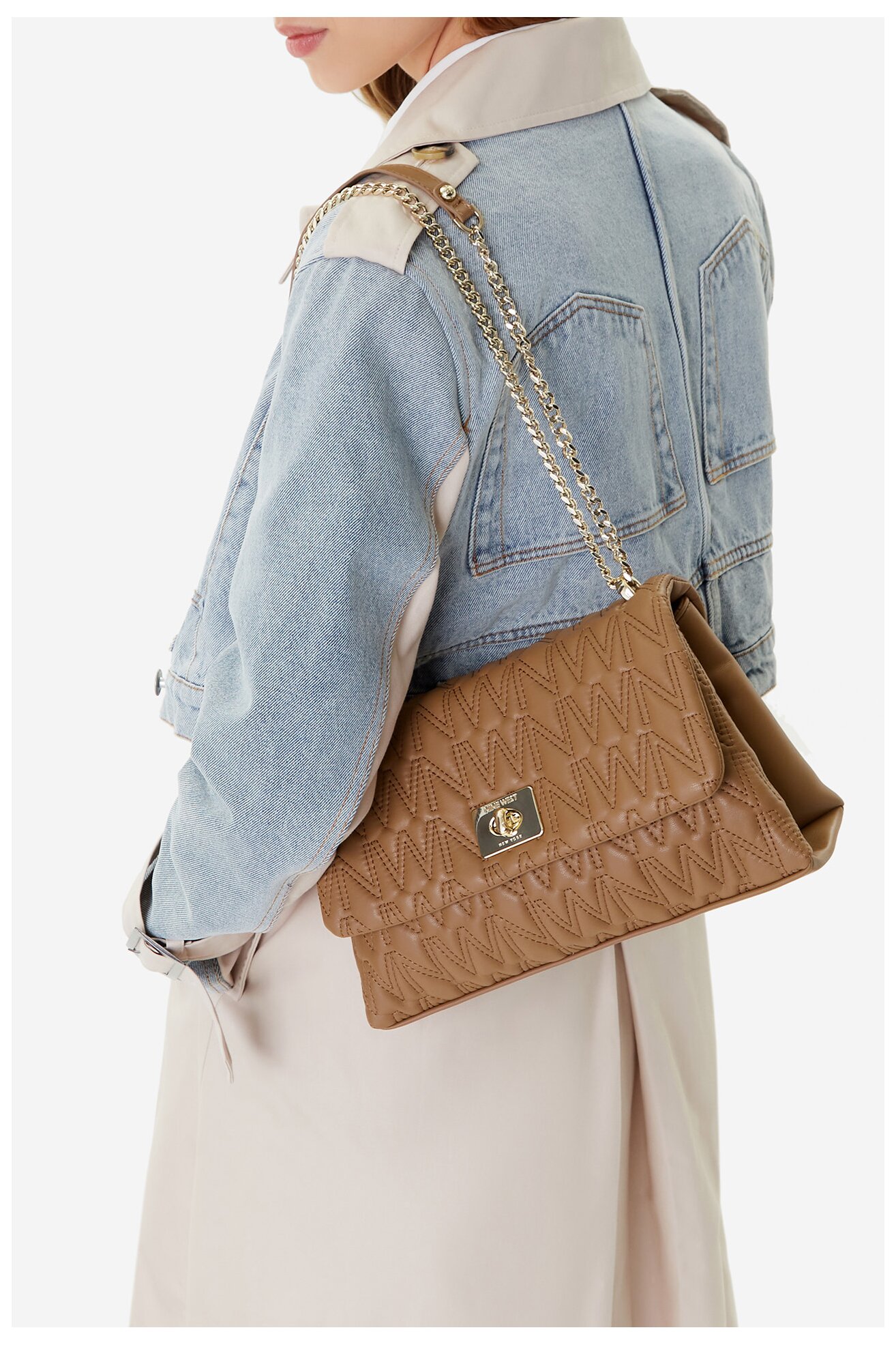 Kézitáska NINE WEST CEO-MILA-S23788-4 BÉZS