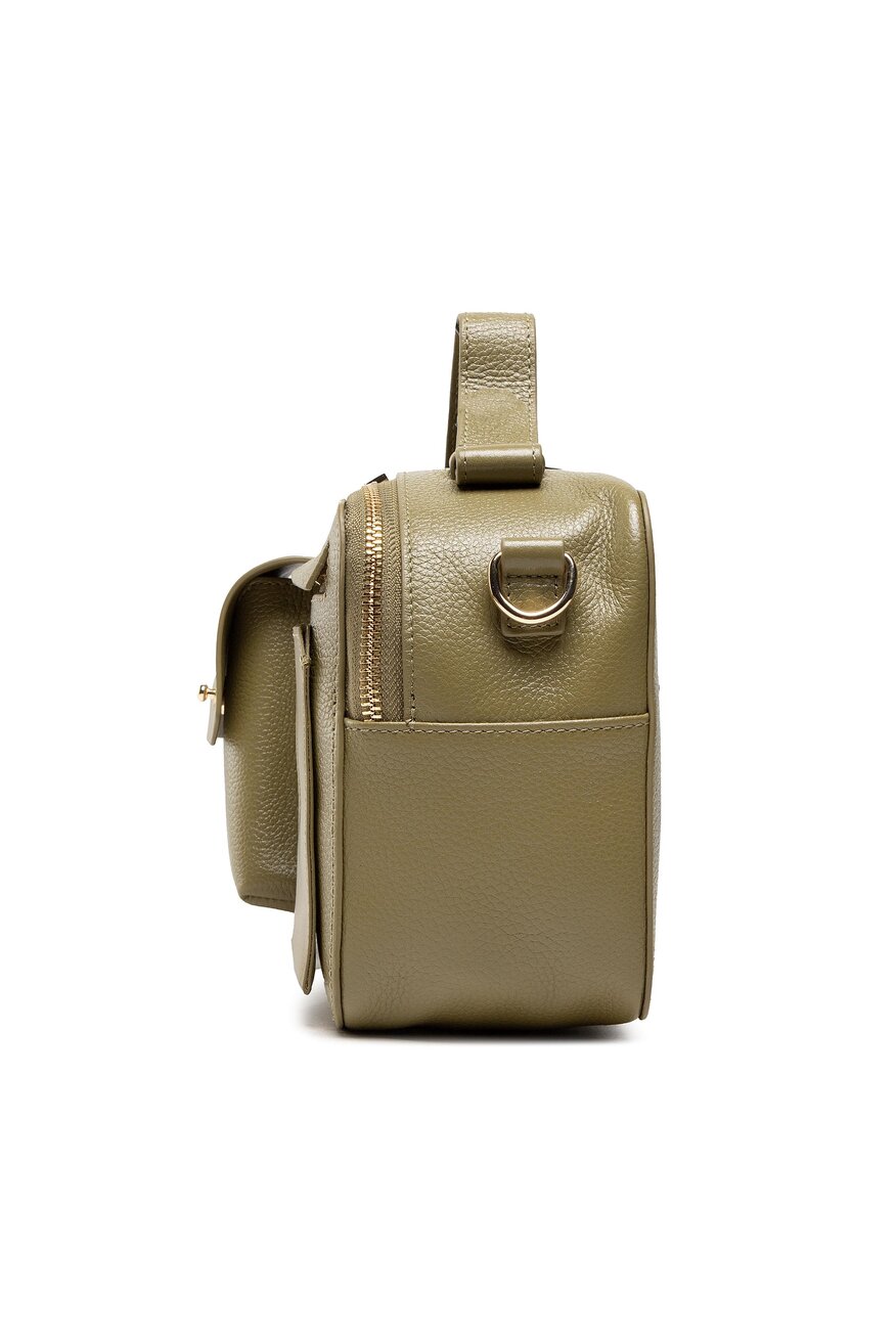 
                Gino Rossi - Torebka skórzana khaki - 5904248445041