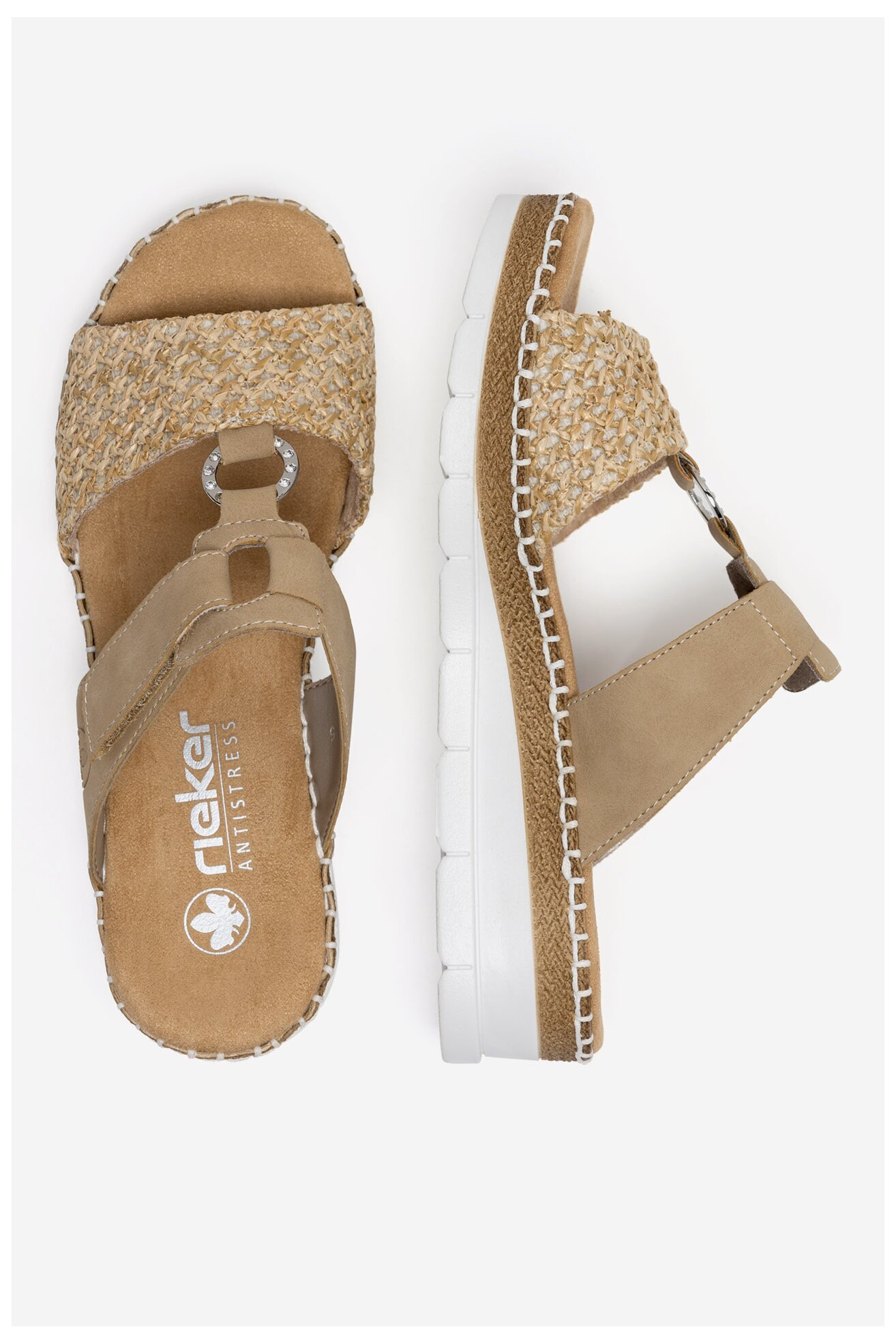 Джапанки Rieker V1243-60 БЕЖОВ