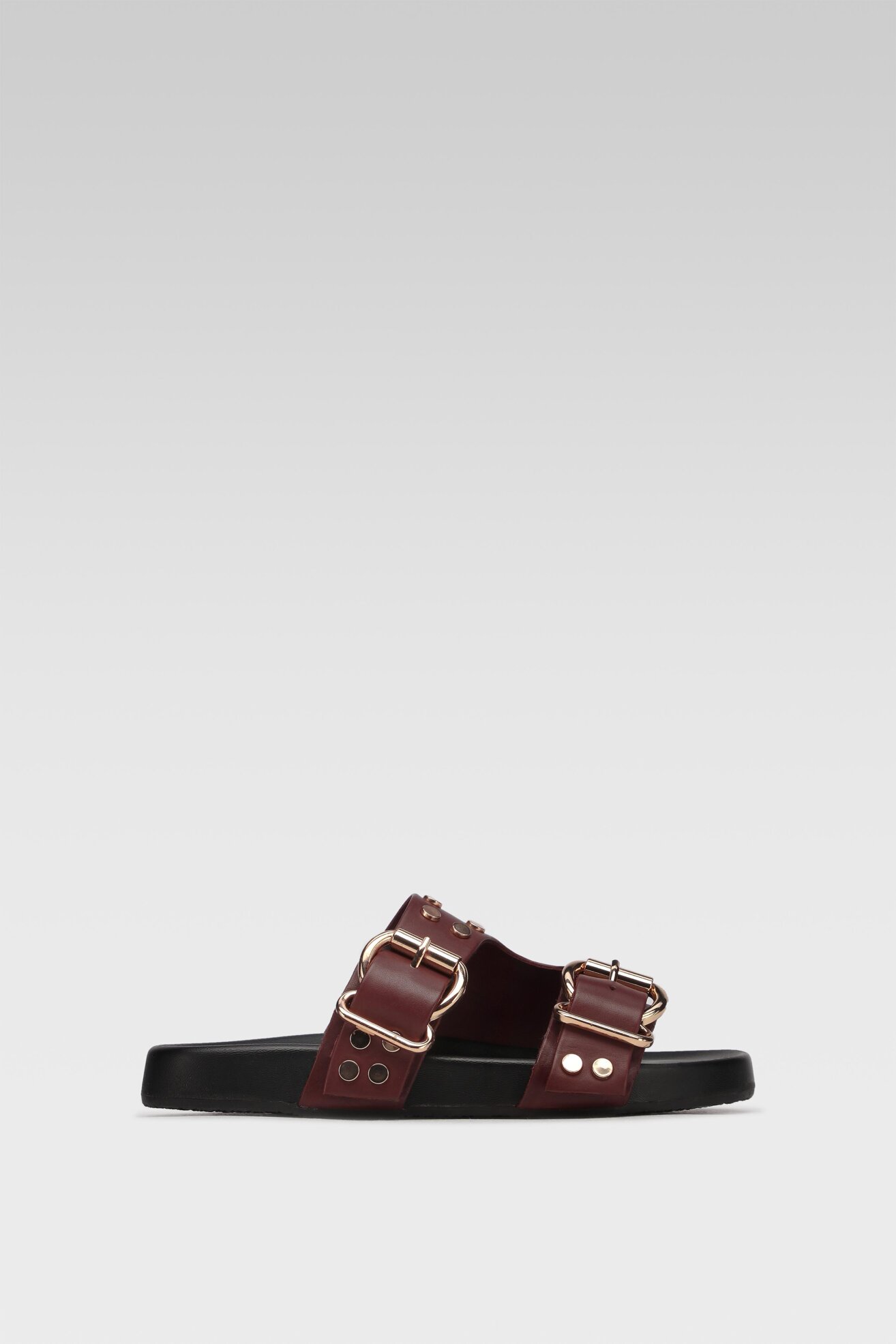 Klapki Gino Rossi LMS-A95 Bordowy