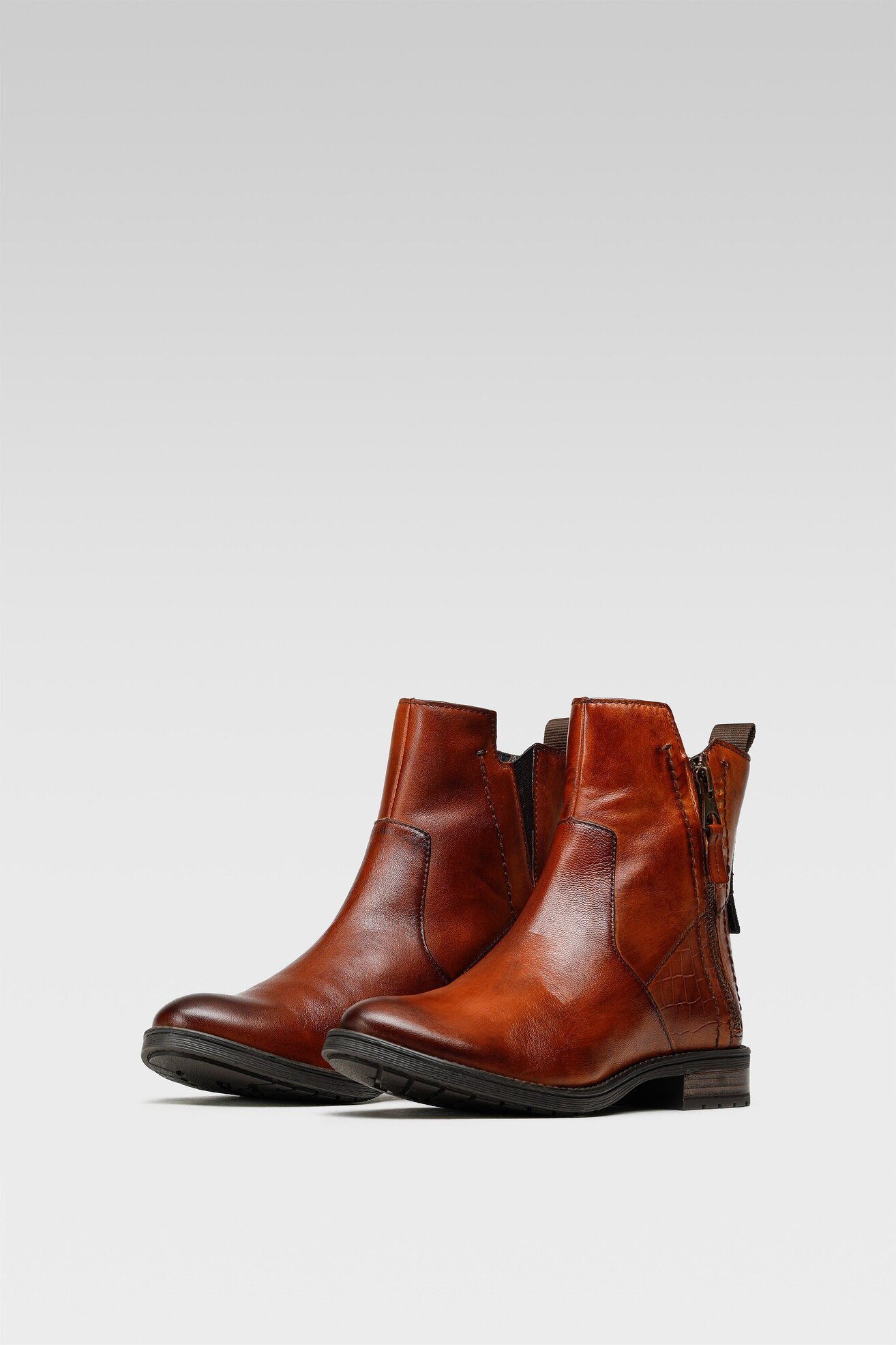 Botki Bugatti 415-86339-4000-6383 Brązowy