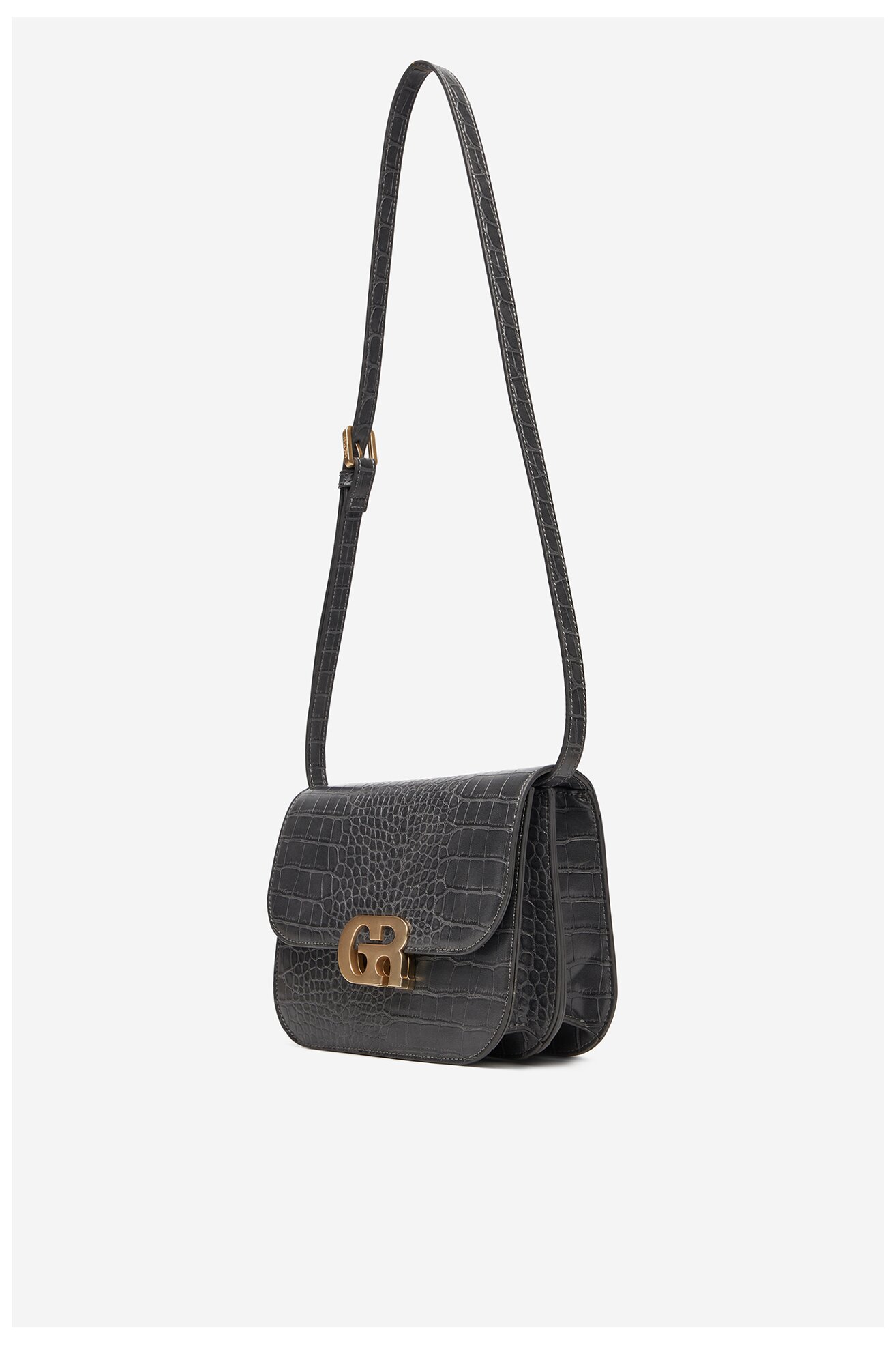 Geantă de mână Gino Rossi CEO-LINA-KQ44-CROCCO GRI