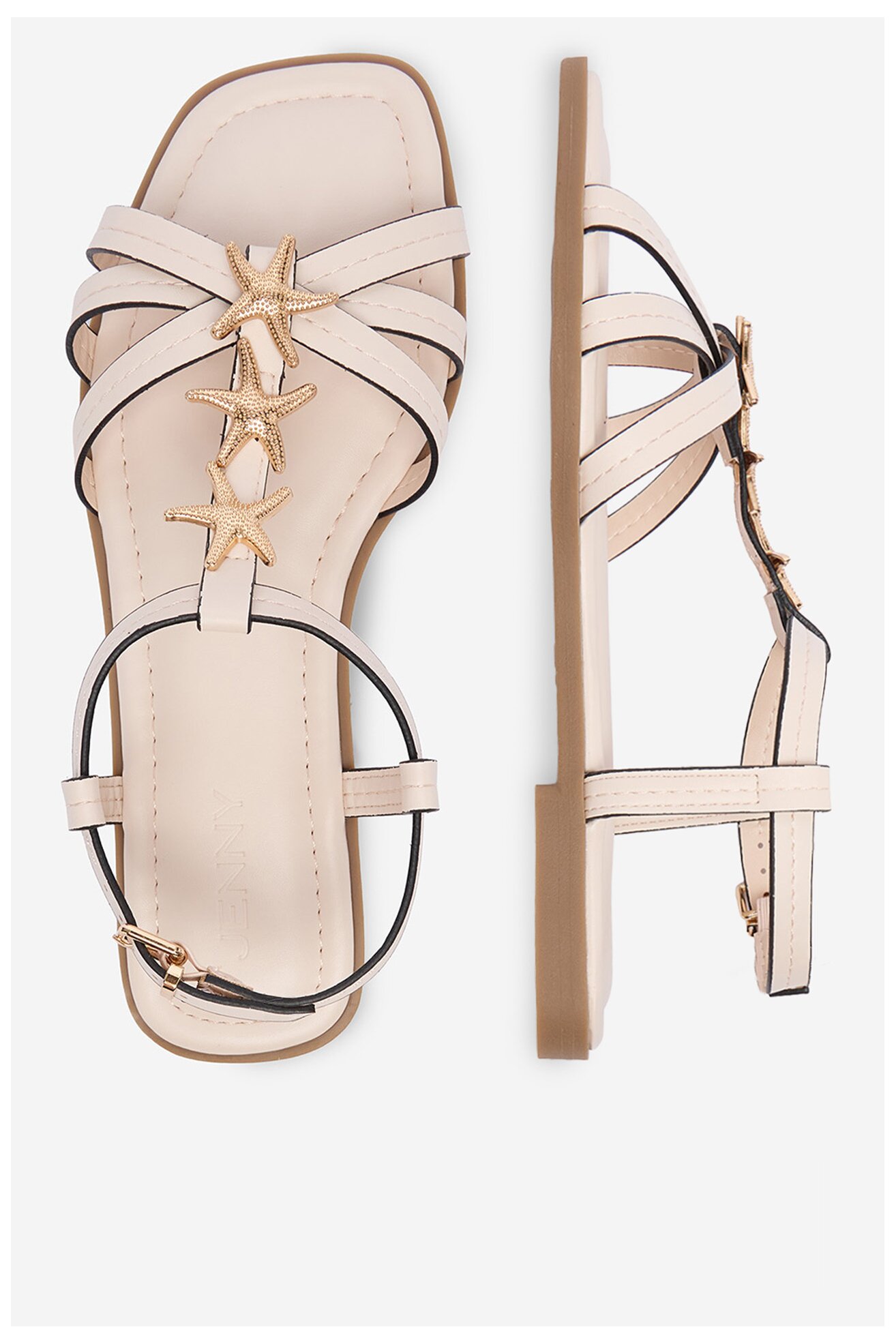 Sandały Jenny CEO-JDJ63-27 Kremowy