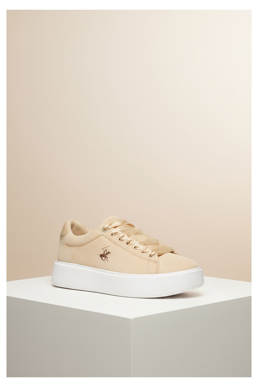 Sneakerși Beverly Hills Polo Club BEJ - 5906751273043