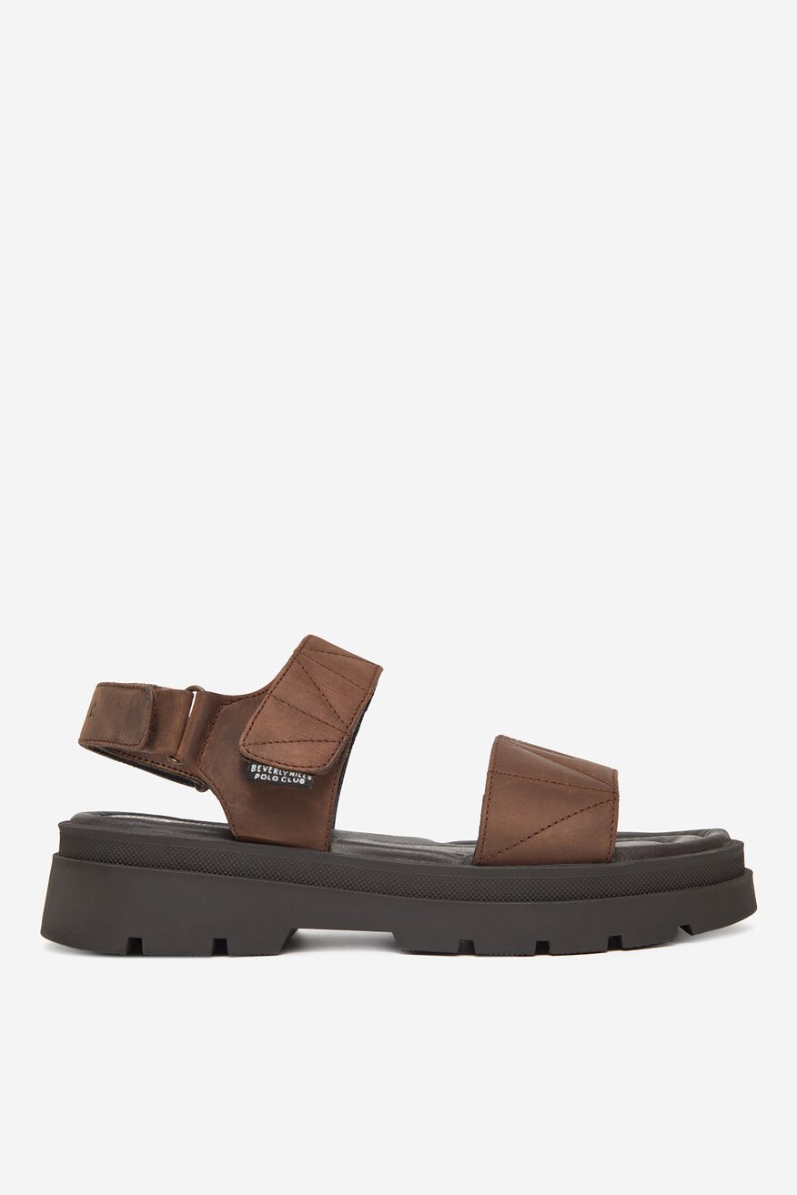 Beverly Hills Polo Club - Sandały skórzane - 5906751106563