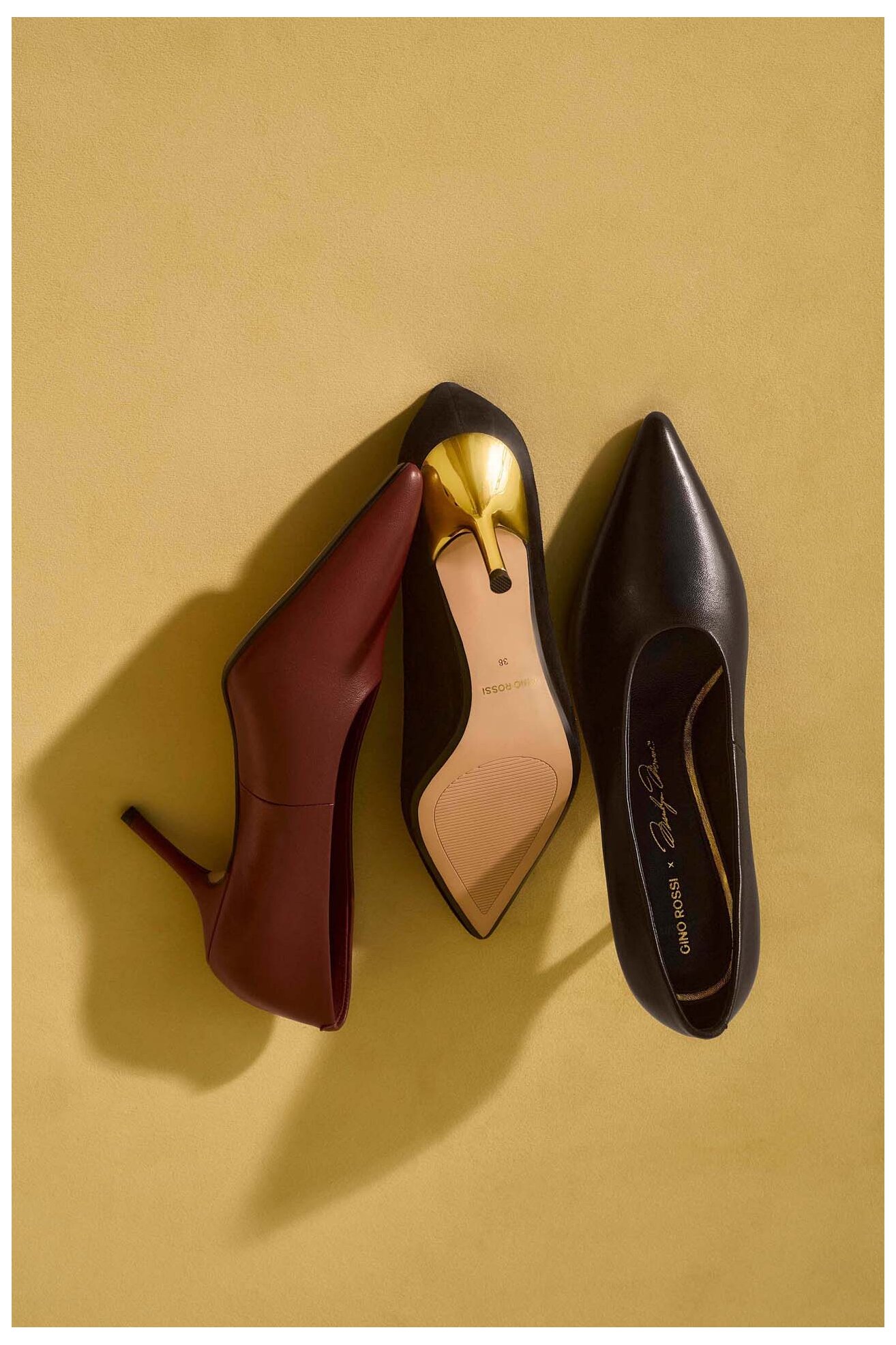 Pantofi cu toc Gino Rossi CLEO-1527-1-TB NEGRU