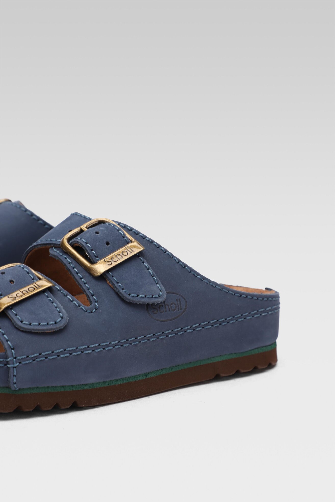 Klapki Scholl F21531 AIR BAG MED 1017 Granatowy