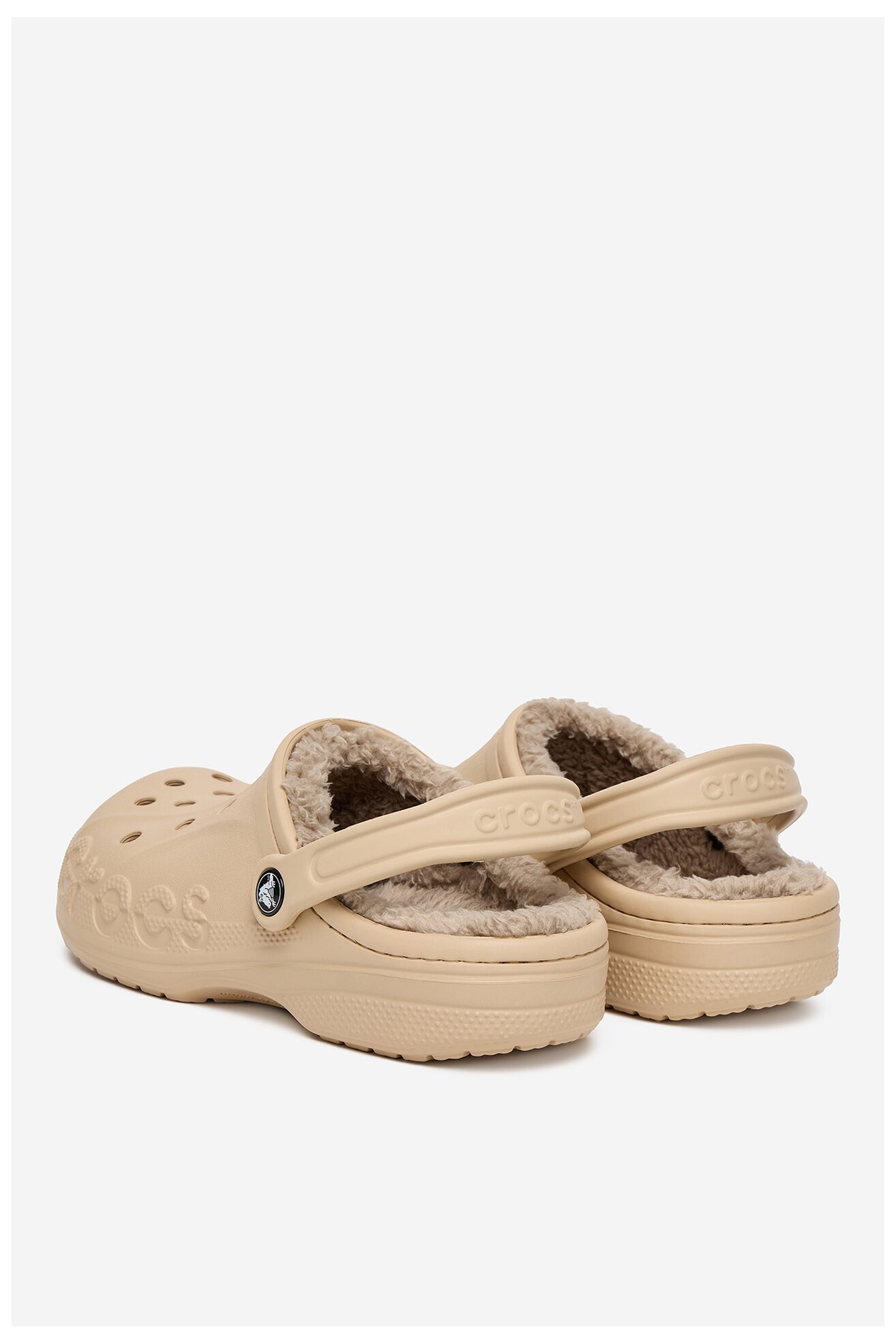 Șlapi pentru bazin Crocs C-BAYA LINED CLOG 205969-2ZM BEJ