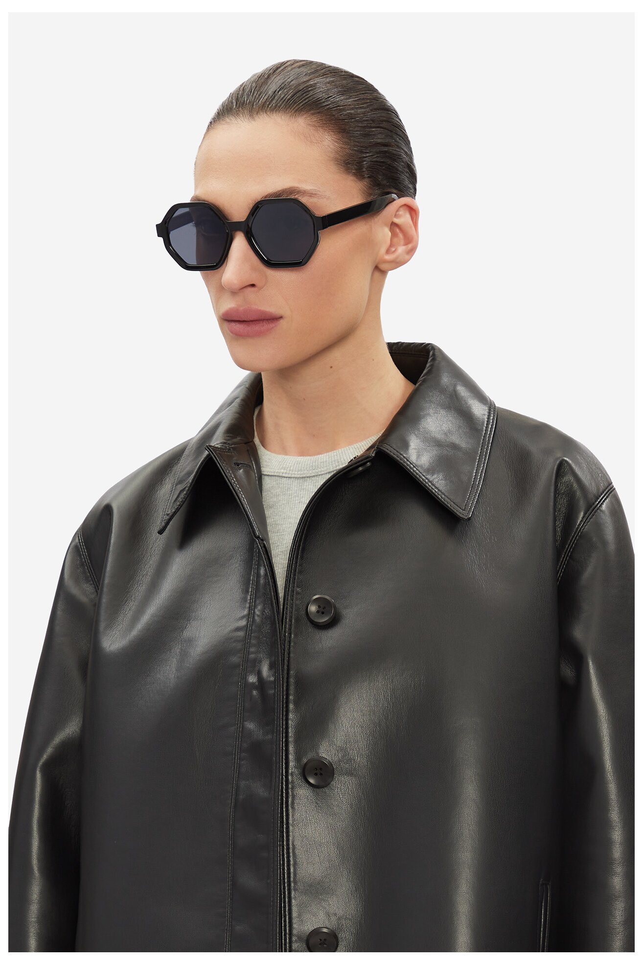 Ženske sunčane naočare Jenny 4WF-011-SS25 CRNA