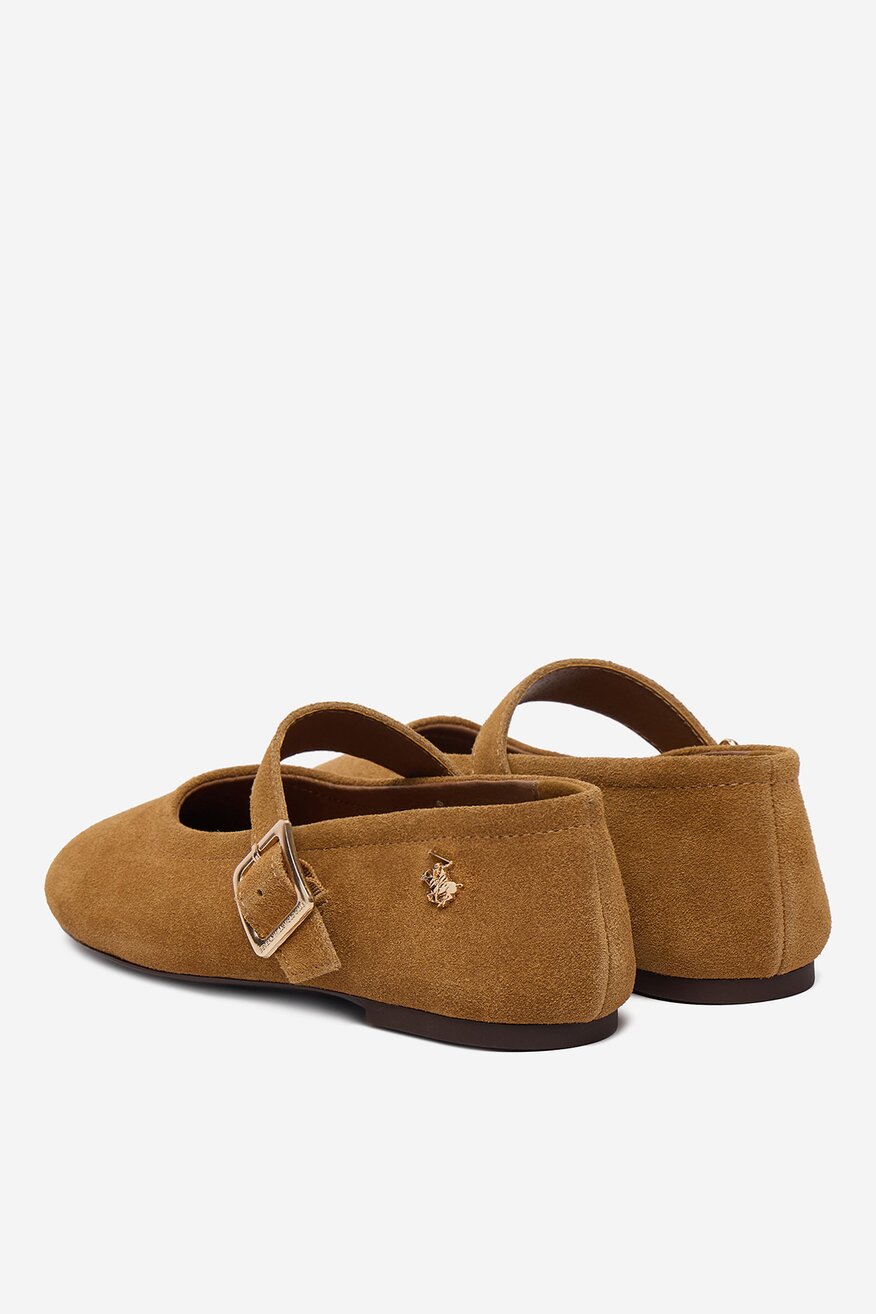 Baleriny Beverly Hills Polo Club CAMEL - 5906751926284