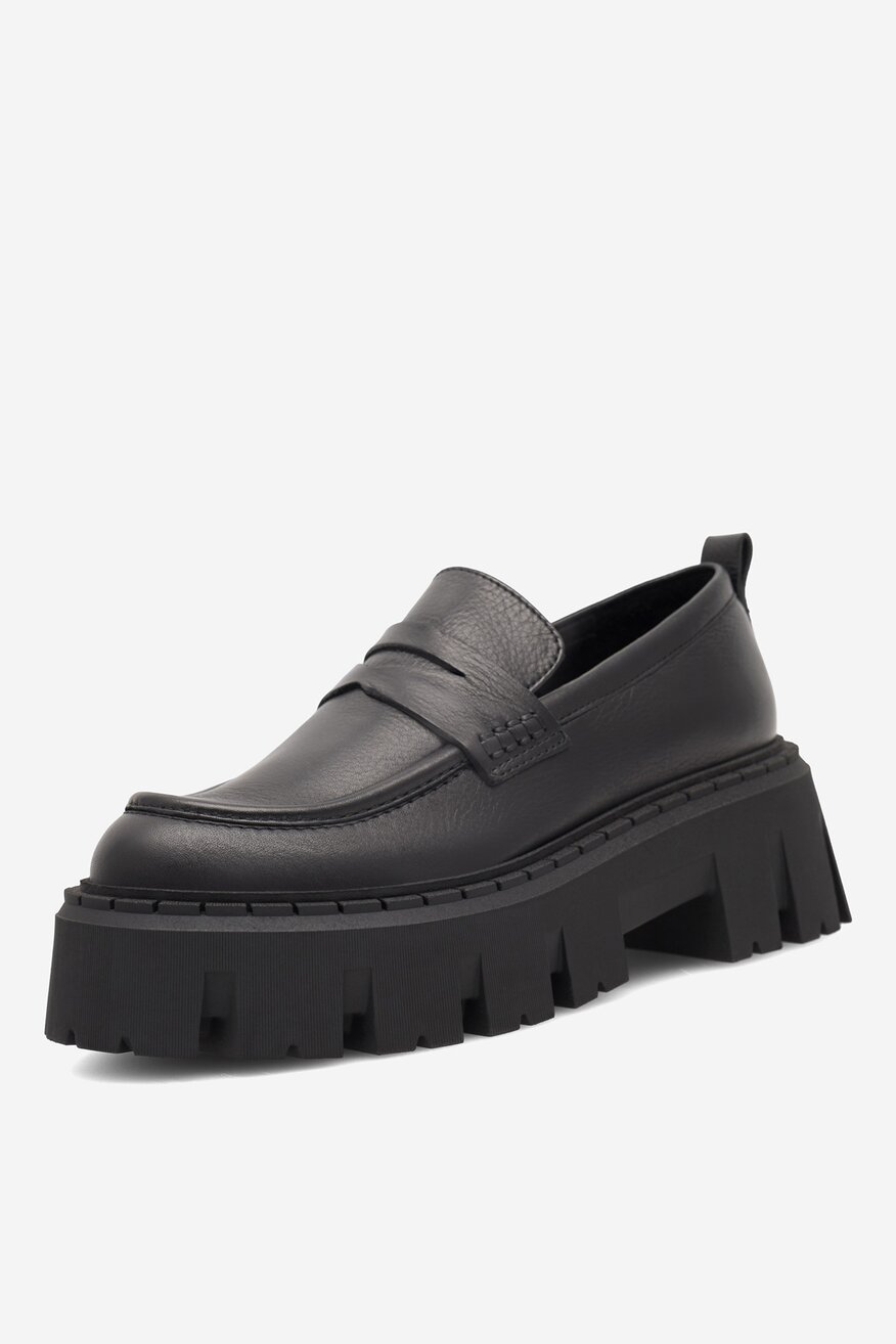 
                Badura - Mokasyny skórzane - 5905588045243