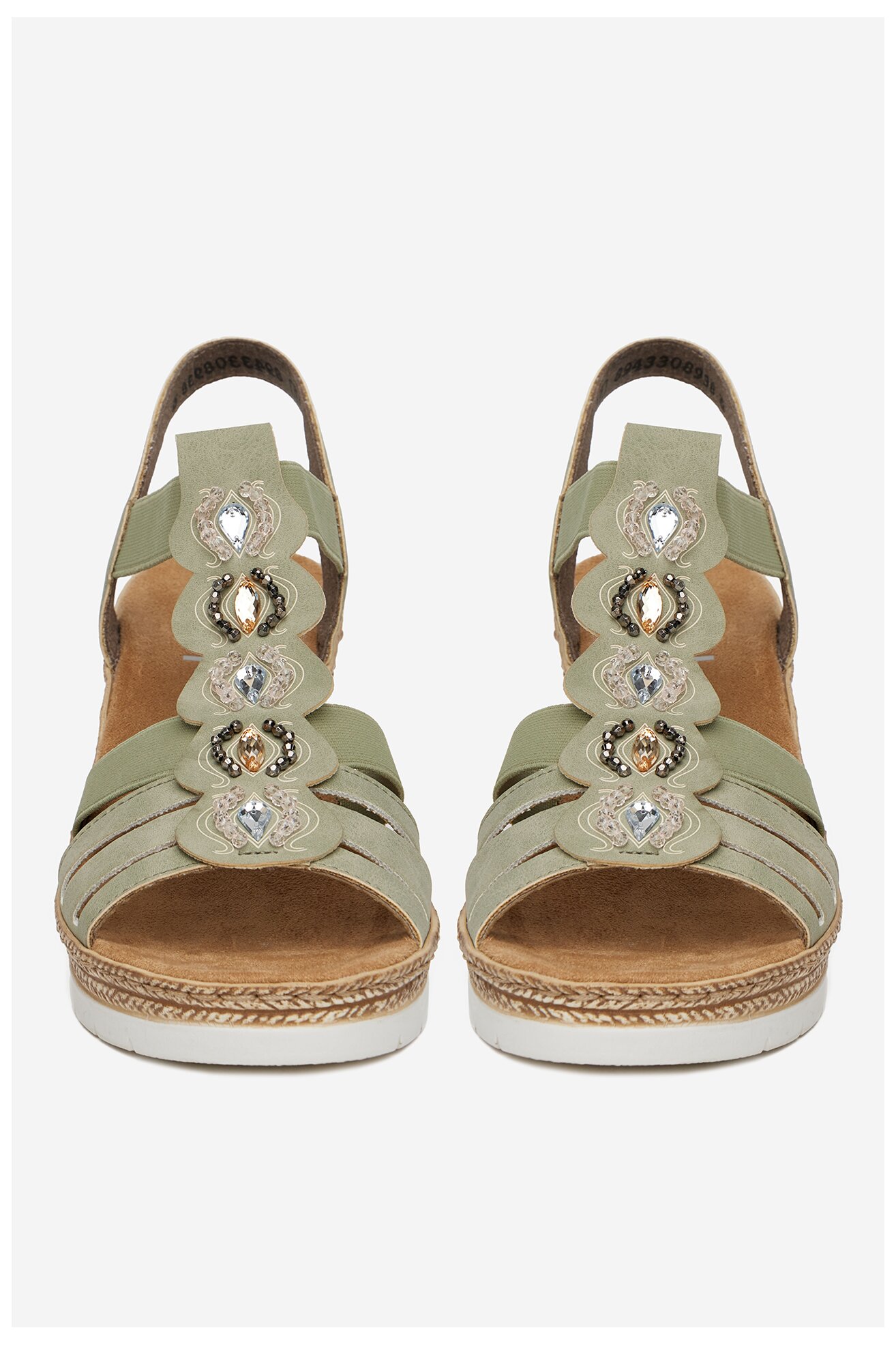 Сандали Rieker 619B2-52 СВЕТЛОЗЕЛЕН