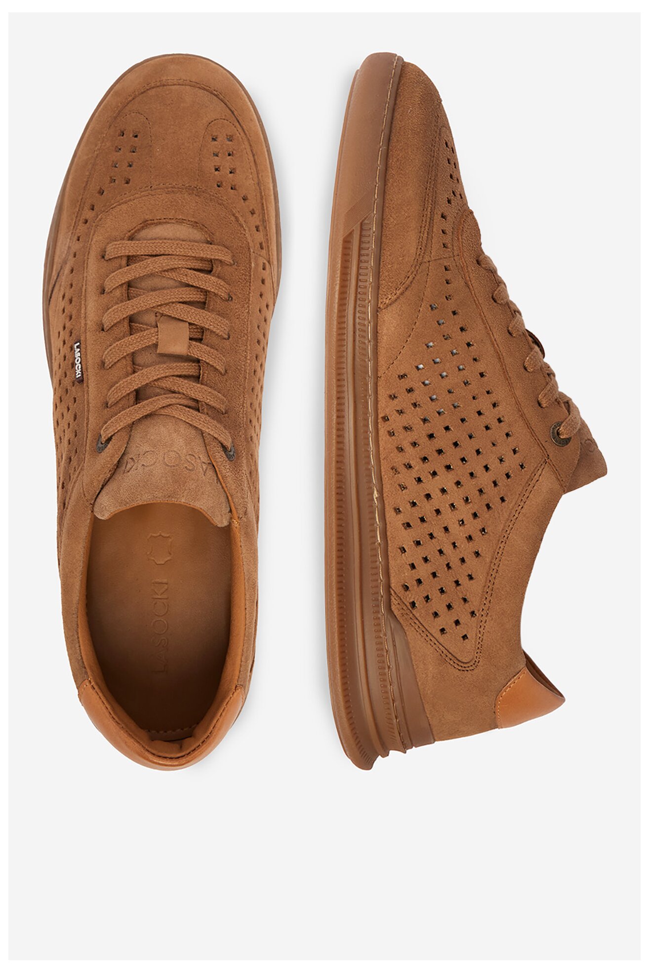 Половинки обувки Lasocki CEO-PLATO-02 MI24 ТЪМНОБЕЖОВ