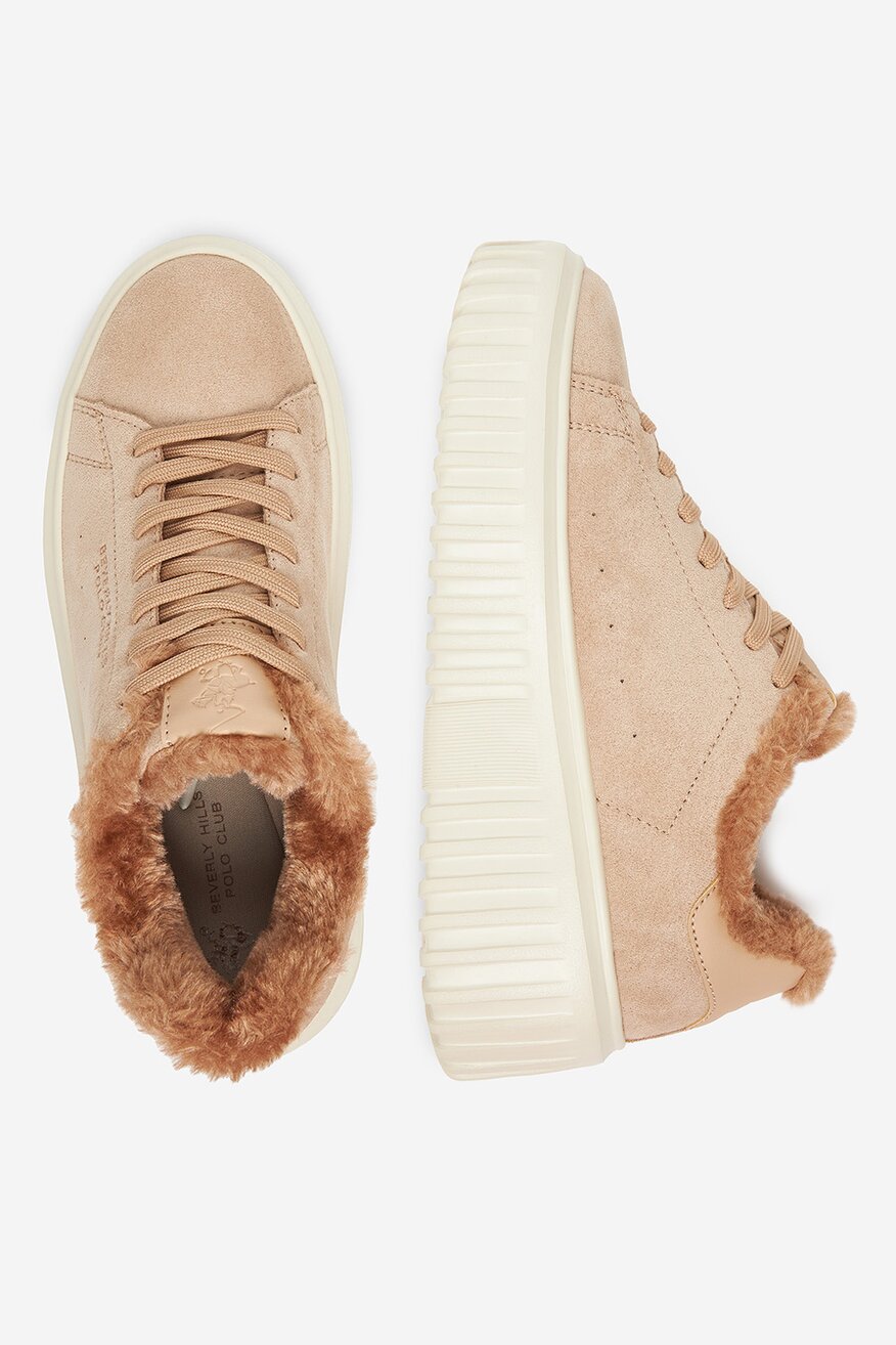 Sneakerși Beverly Hills Polo Club BEJ - 5906751317846