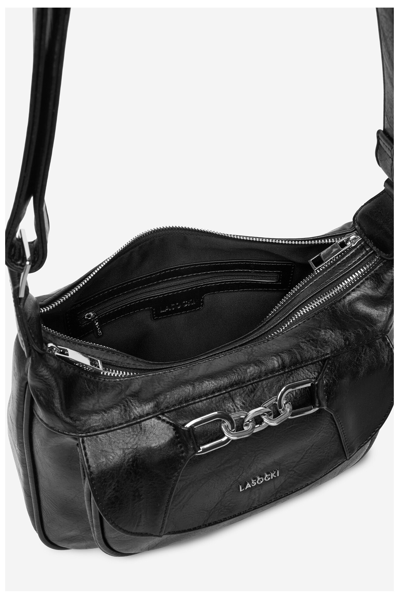 Kézitáska Lasocki CEO-LSK-L-016-09 FEKETE