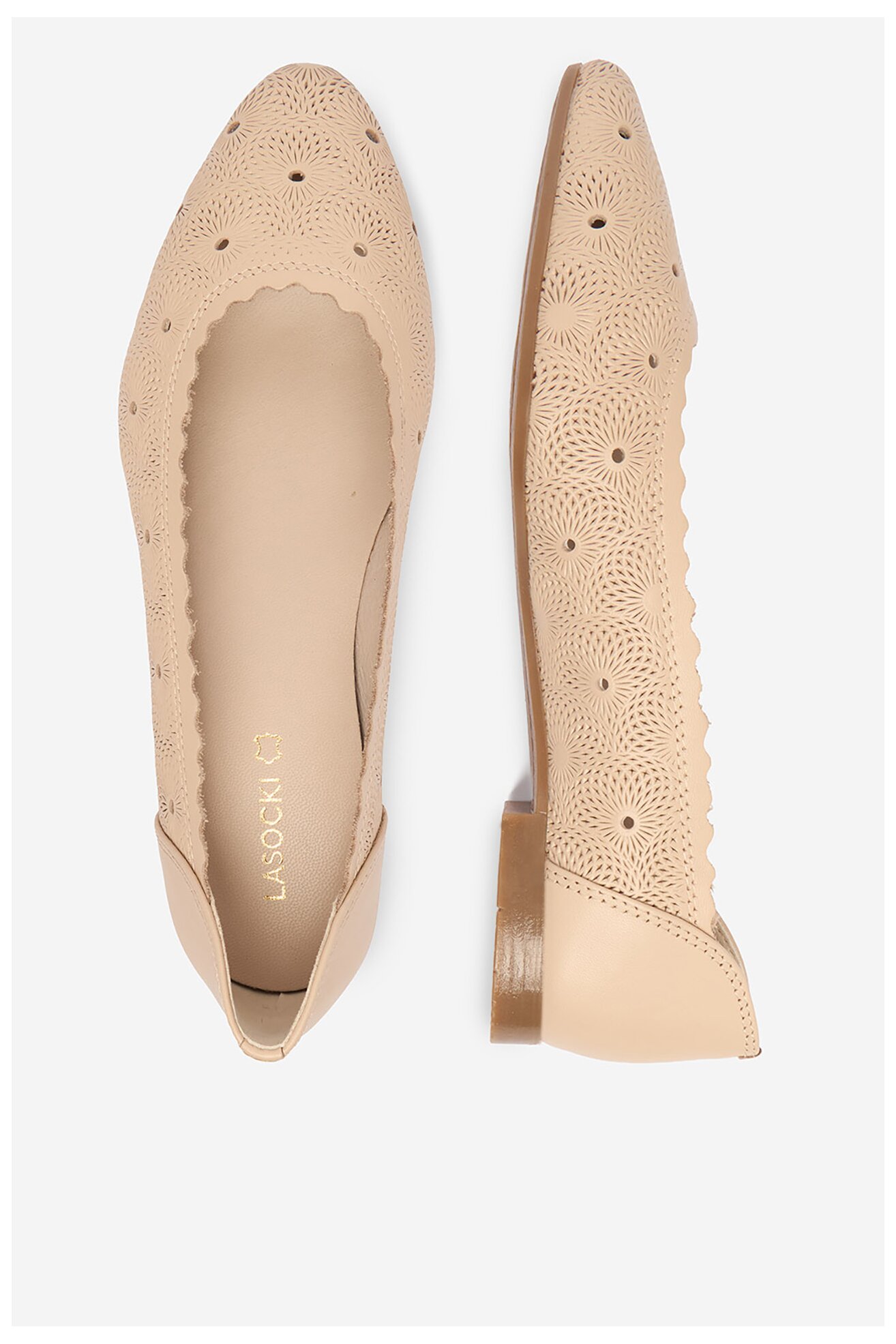 Baleriny Lasocki CEO-RST-KAJA-20 Beżowy